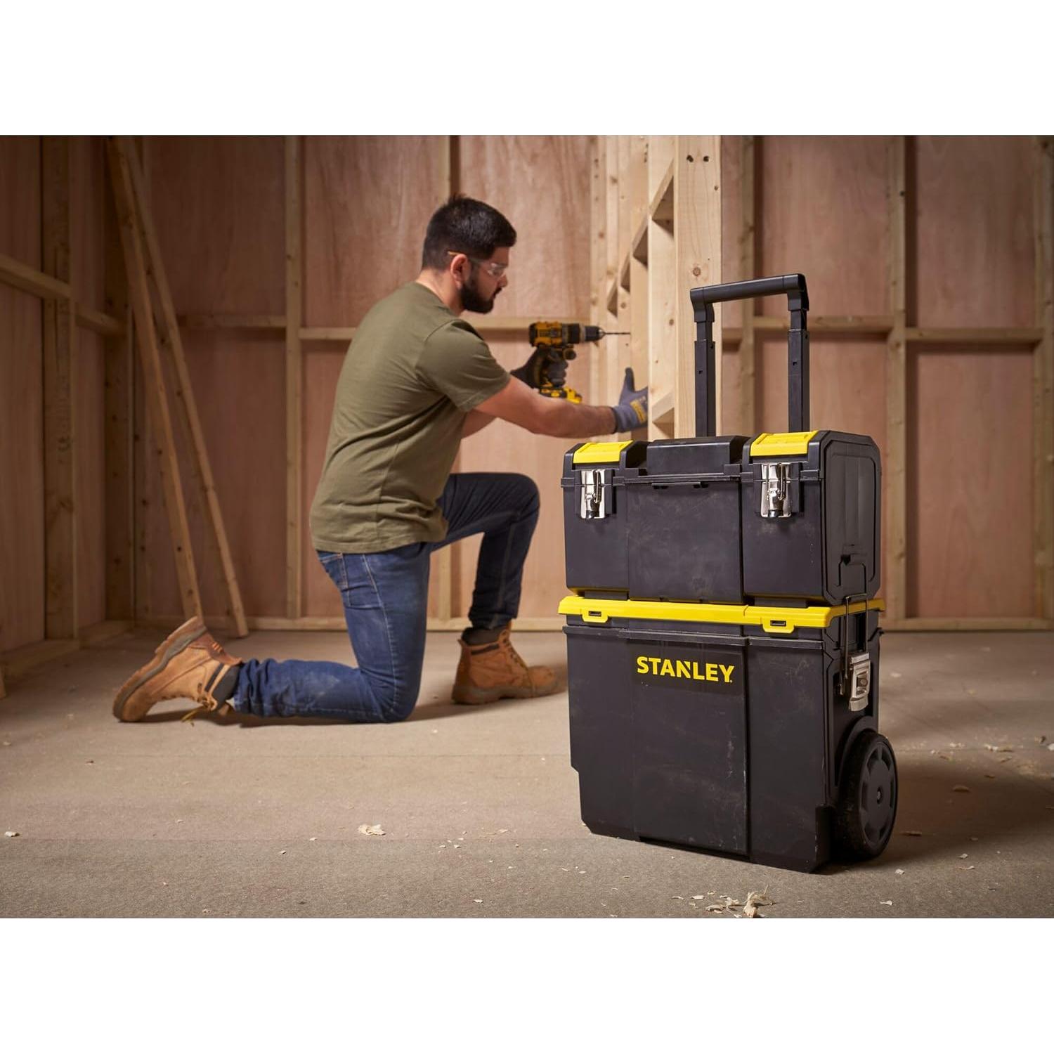 Caja de Herramientas Rodante STANLEY 3 en 1 1-70-326 Negra