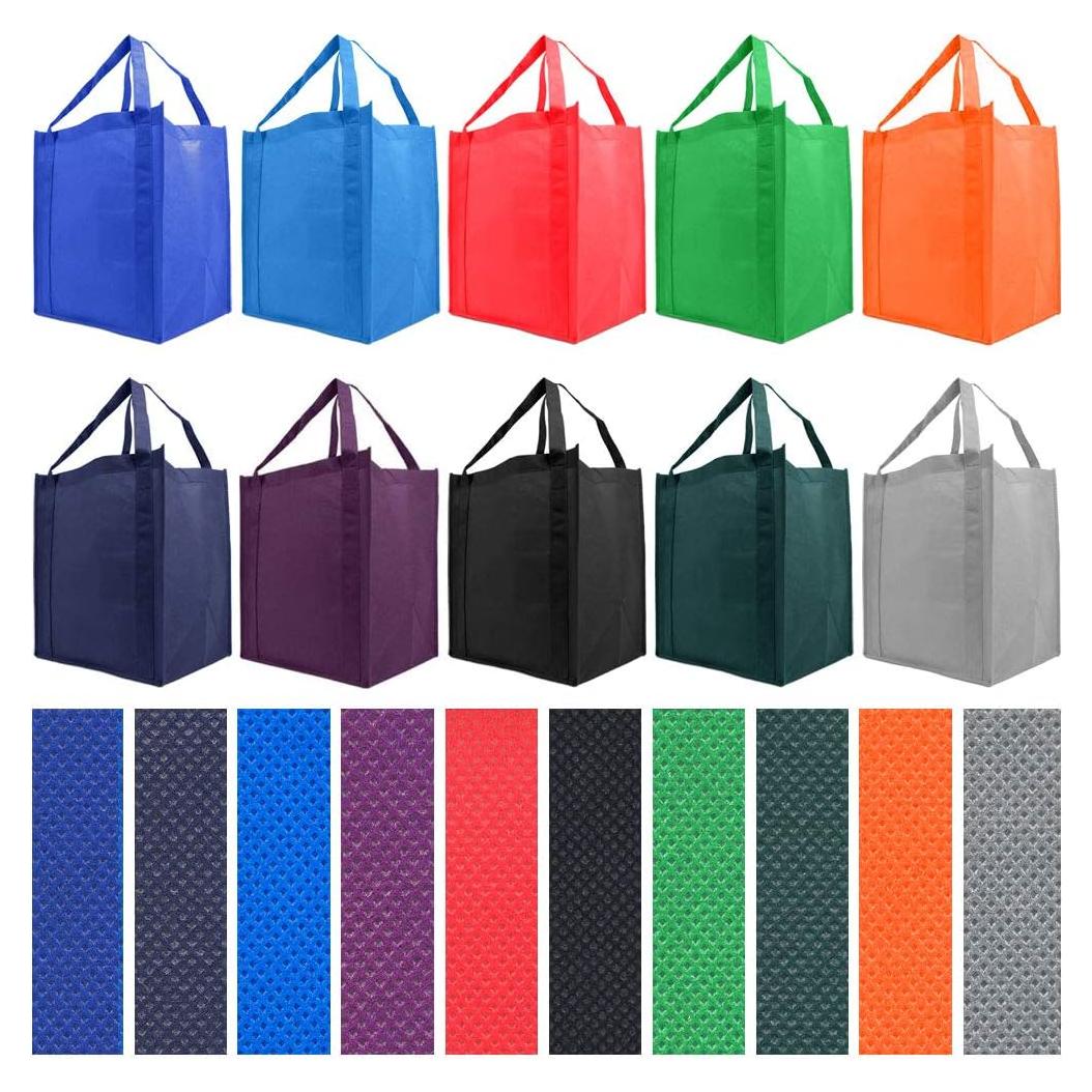 Bolsas de Compras Reutilizables Simply Green 33x38 cm - Paquete de 10