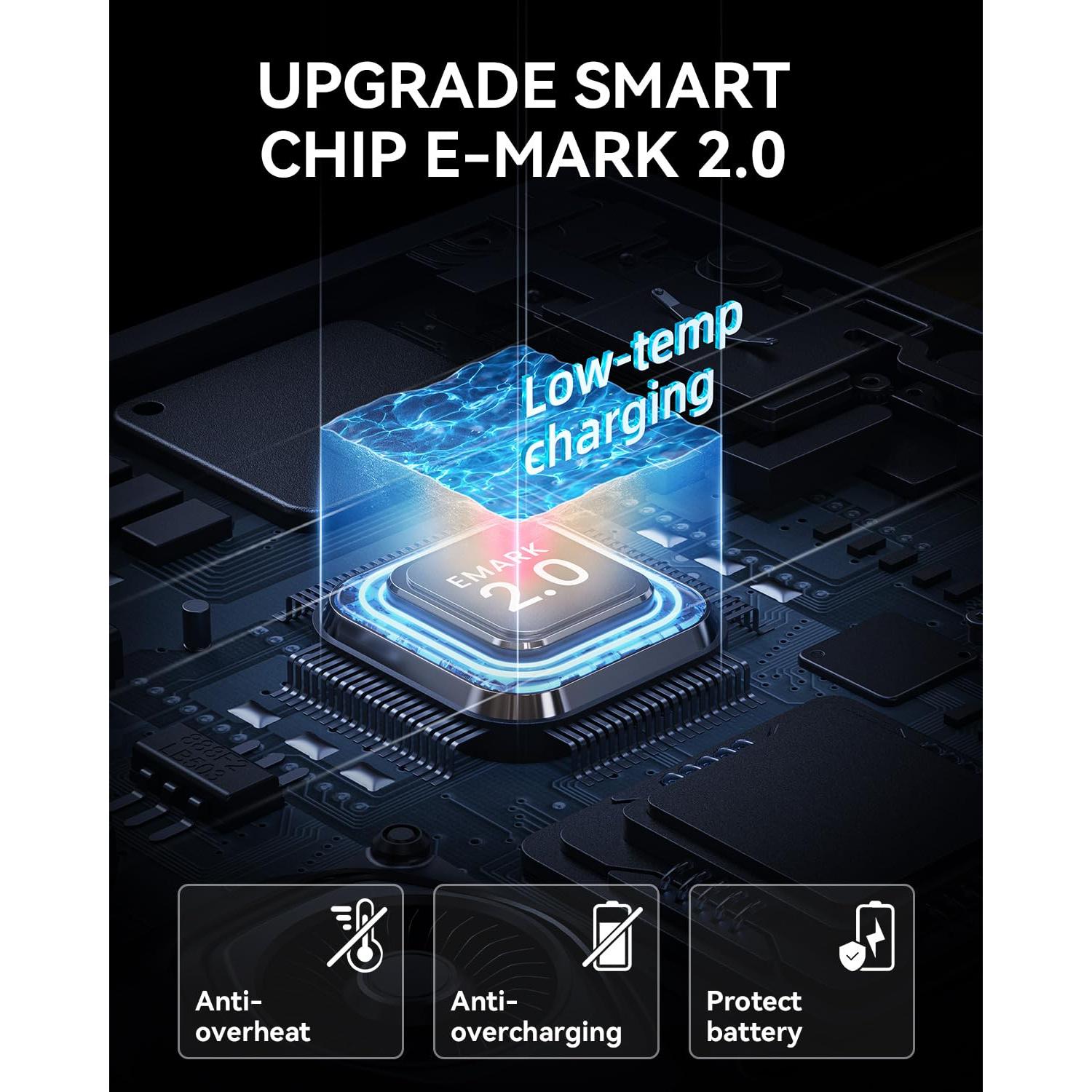 Cable USB A a USB C 3.2A MRGLAS 2-Pack 2.0m Trenzado Nylon