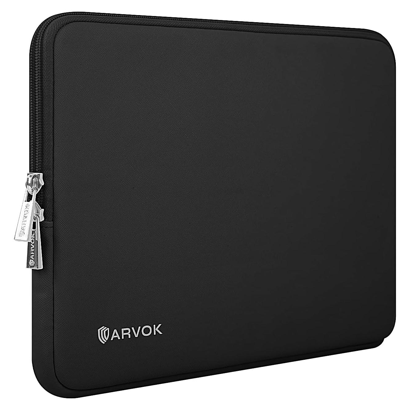 Funda Impermeable ARVOK para Laptop 13" Negro - Protección Múltiple