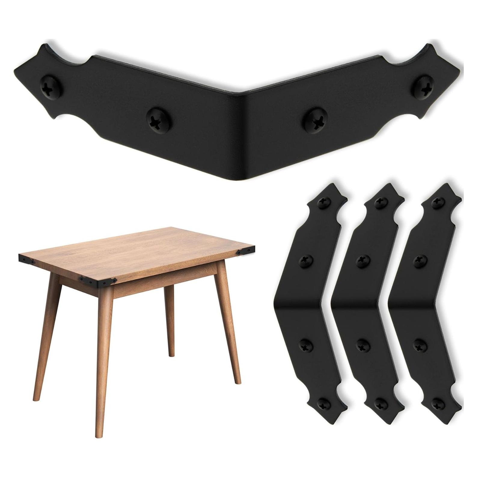 Protectores de Esquinas de Metal KOXHERO 8.89 cm 4 Piezas