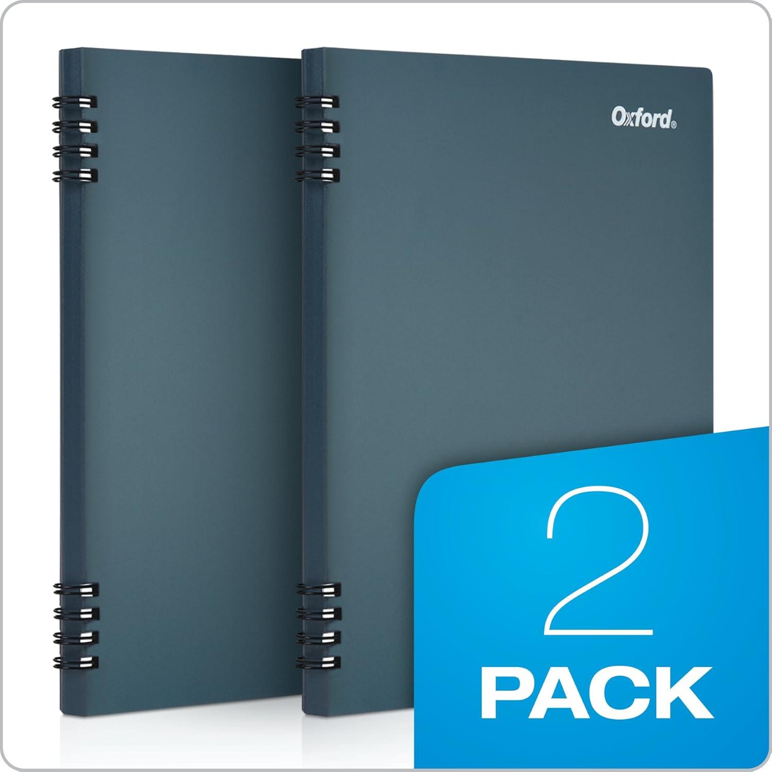 Cuaderno de Papel de Piedra Oxford Azul 14x21.6 cm 60 Hojas 2 Paquete