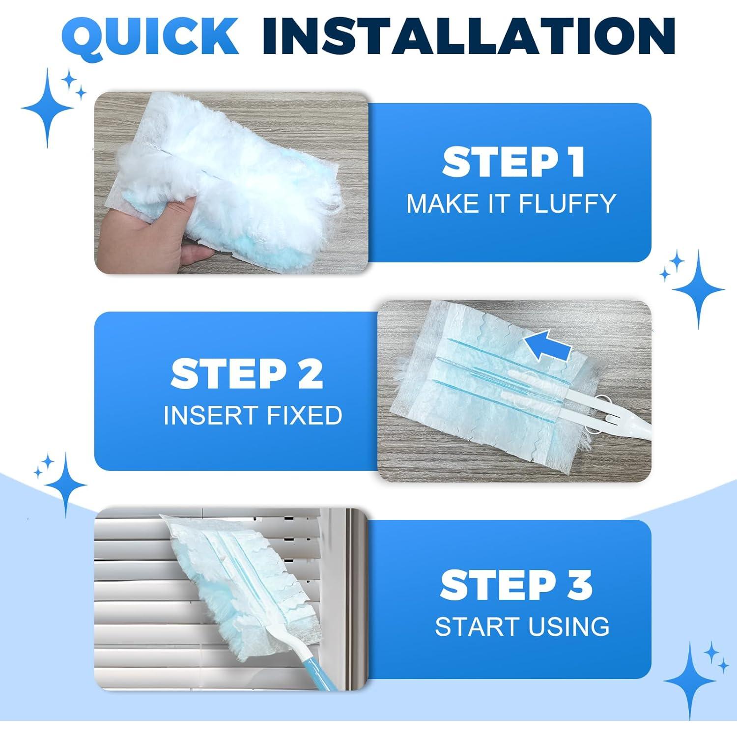 Recargas de Duster LYASIL - 10 Unidades para Limpieza Eficaz