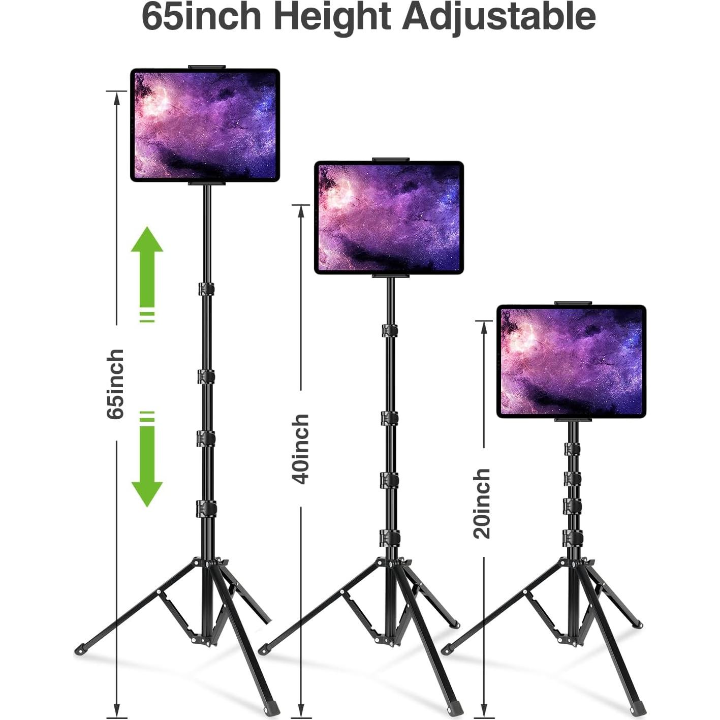 Soporte trípode Elitehood EH-505 altura 165 cm rotación 360°