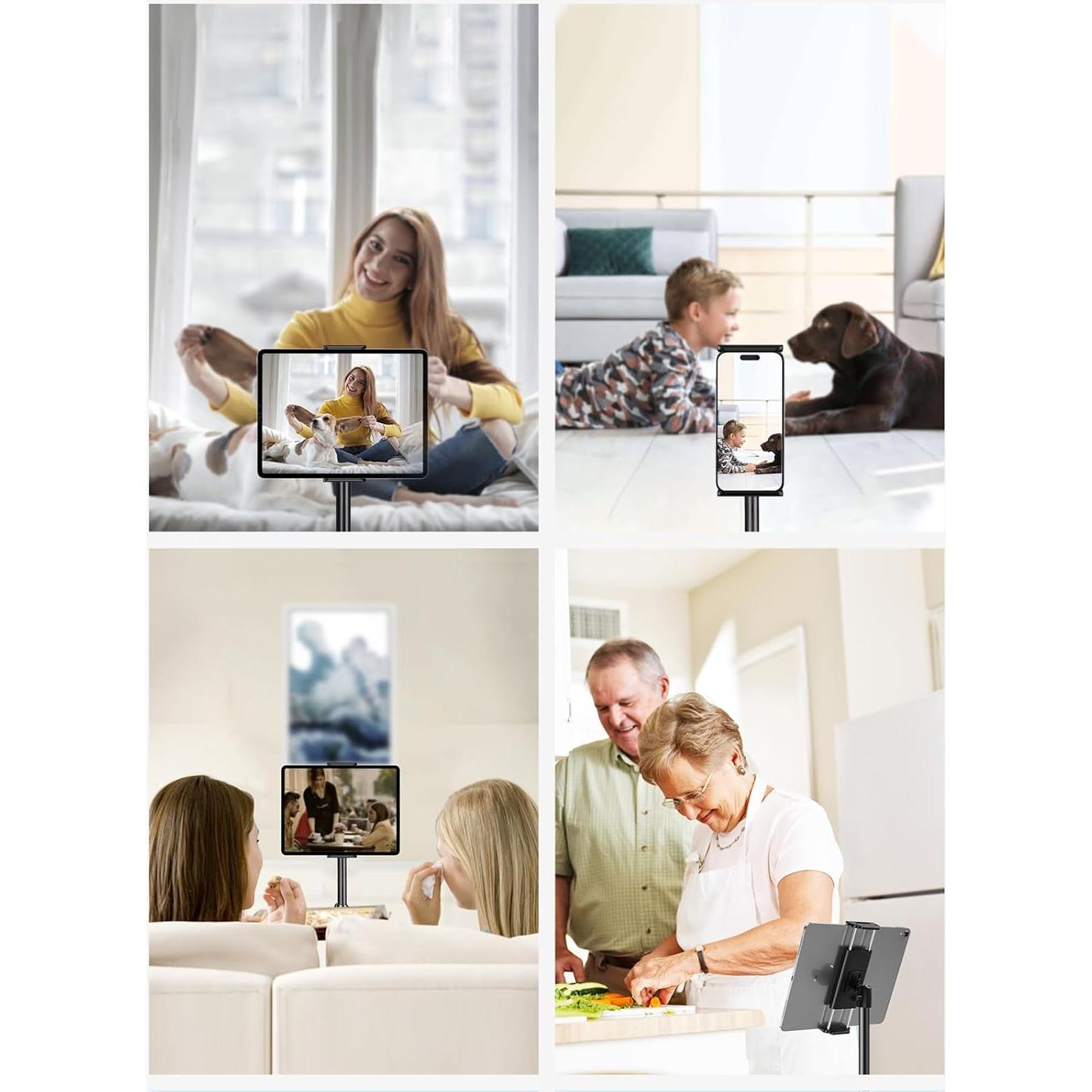 Soporte trípode Elitehood EH-505 altura 165 cm rotación 360°