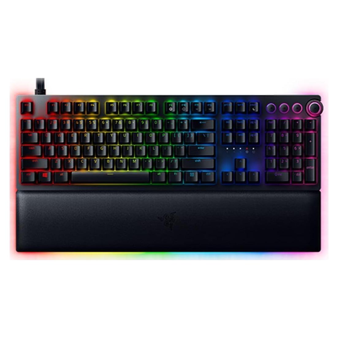Teclado Gaming Razer Huntsman V2 Analógico - RGB y Reposamuñecas