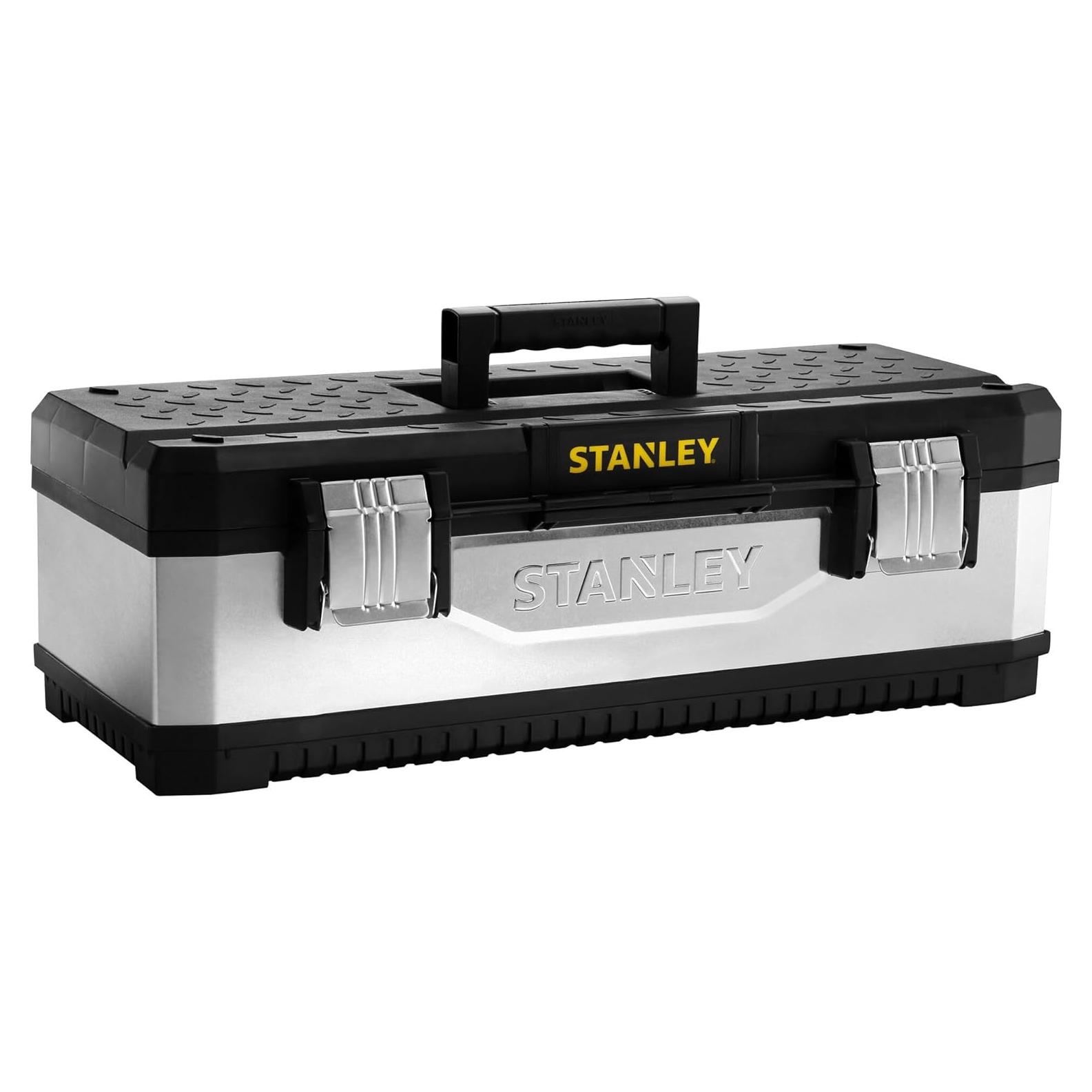 Caja de herramientas galvanizada STANLEY 66 cm con bandeja extraíble