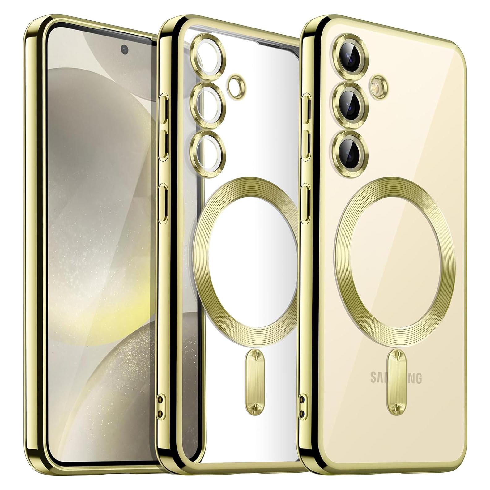 Funda Transparente TPU JETech para Samsung Galaxy S24 6.2" Amarillo