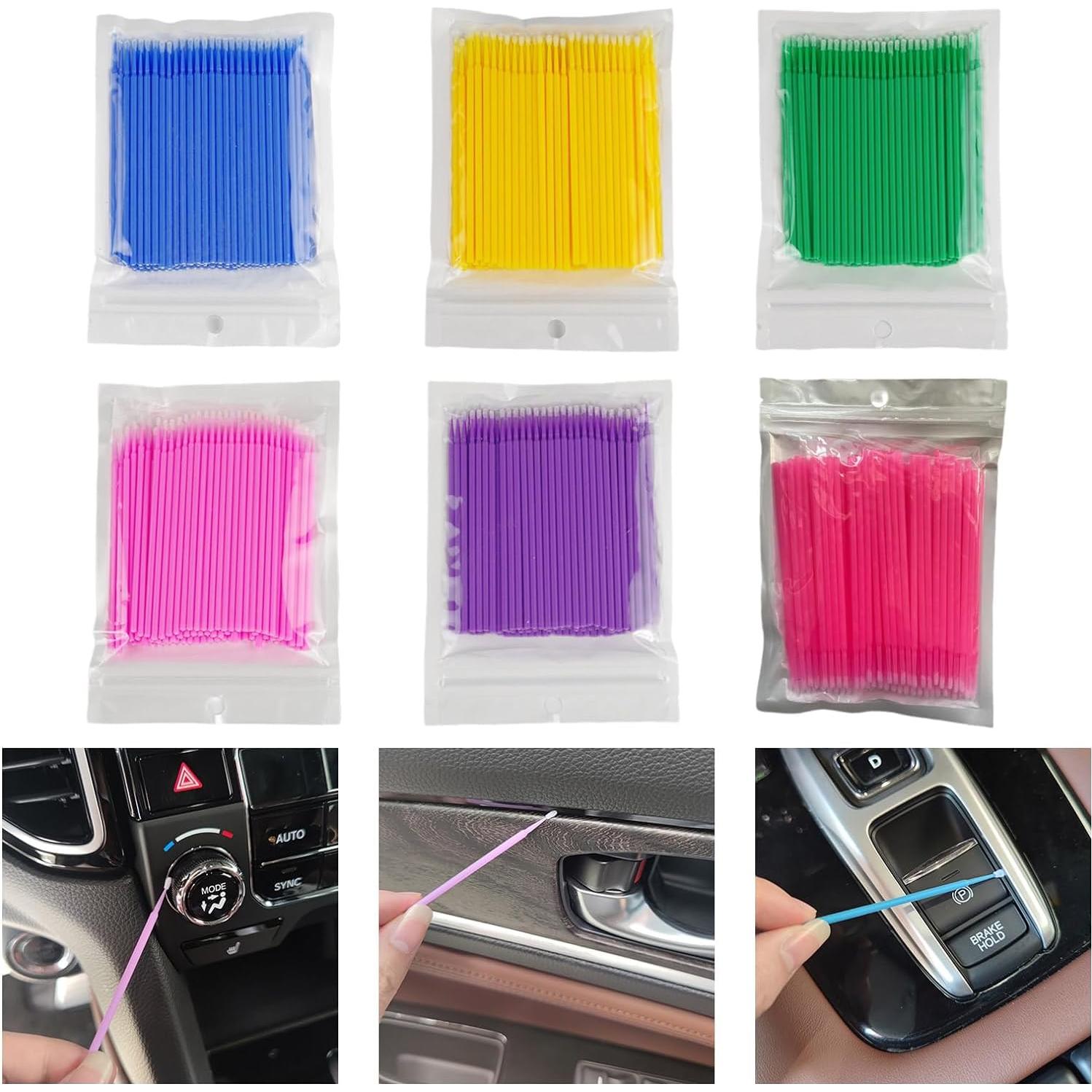 100 Palitos Aplicadores Micro Brocha Desechables HODASHI