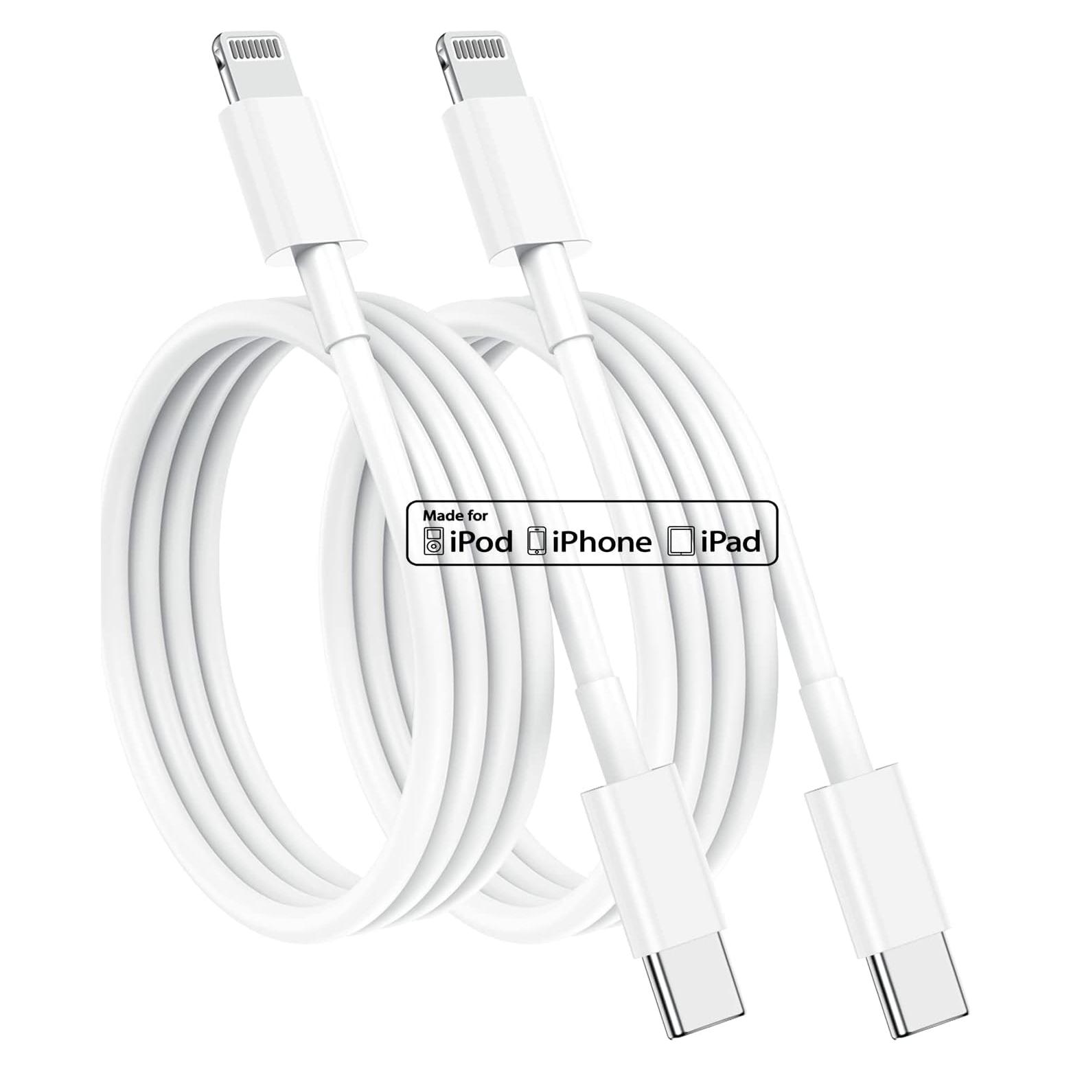 Cable USB C a Lightning 2Pack 0.91m Susnwere Carga Rápida