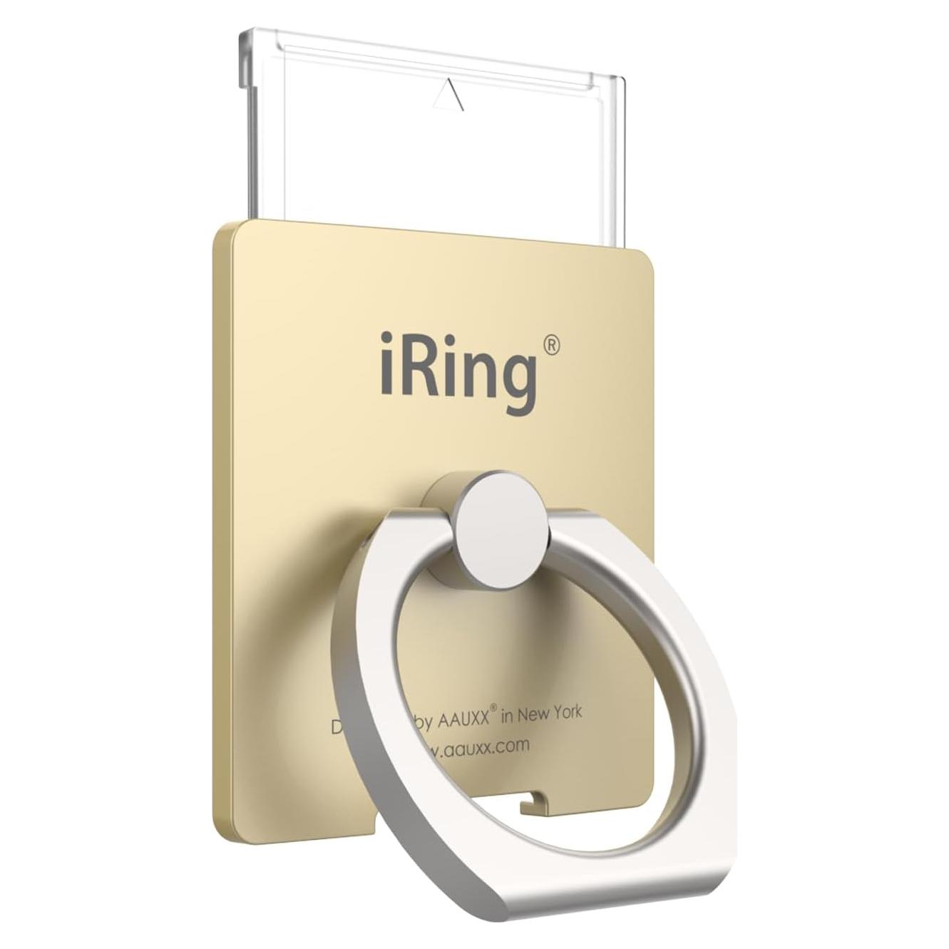 Soporte para Teléfono AAUXX iRing Dorado - Carga Inalámbrica