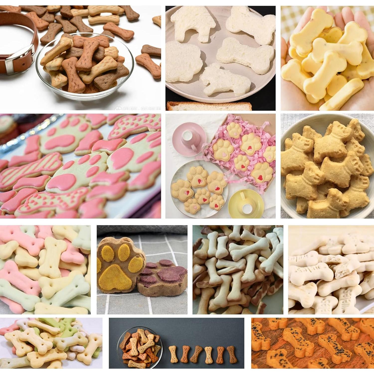 Cortador de Galletas Hueso ANCKNE Acero Inoxidable 4 Piezas