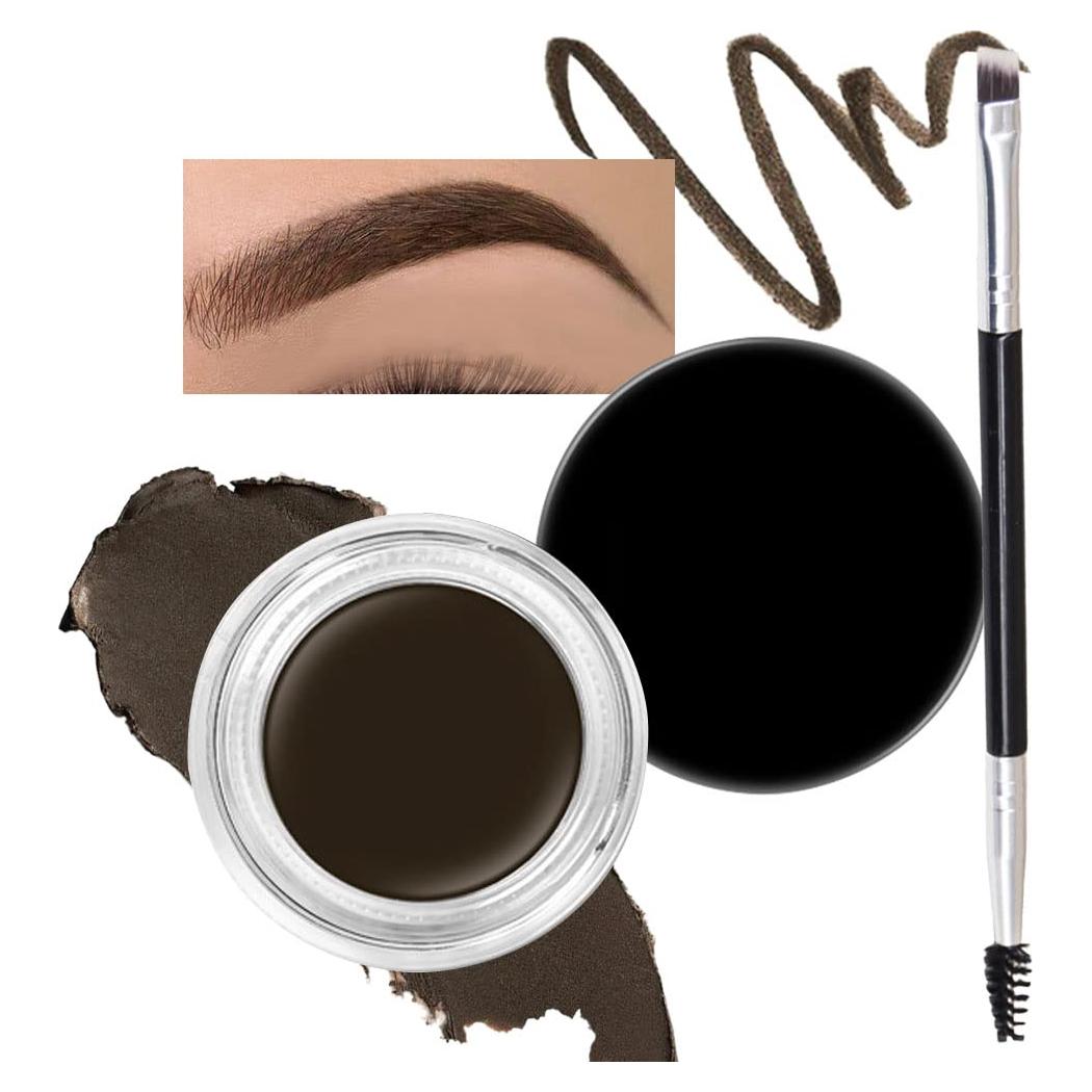 Pomada para Cejas evpct Ébano 3.97g con Brocha Doble Cara