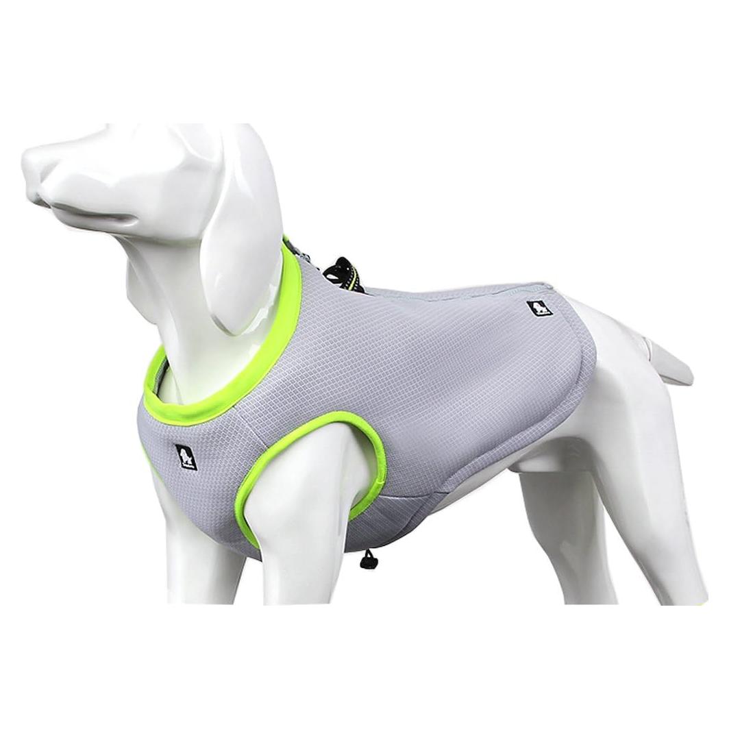 Chaleco Refrigerante para Perros SGODA Grande Gris Verde