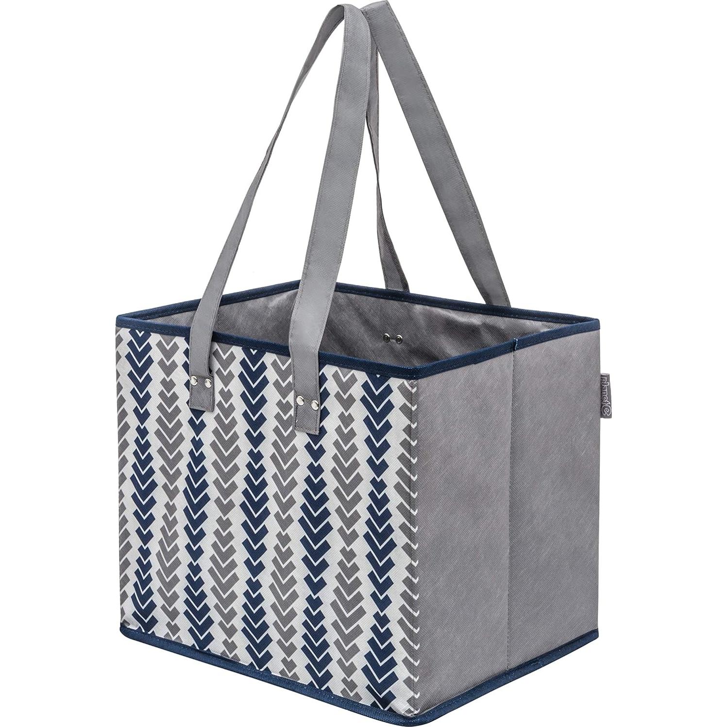 Bolsas de Compras Reutilizables Planet E - Paquete de 2, 33x28x25cm