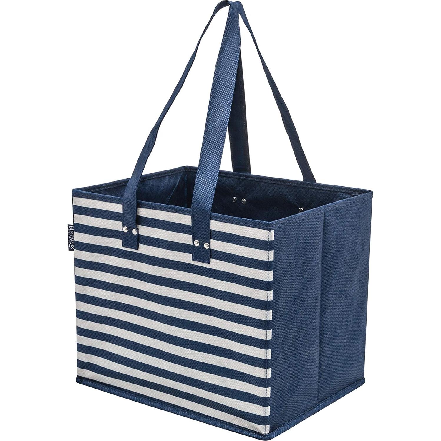 Bolsas de Compras Reutilizables Planet E - Paquete de 2, 33x28x25cm