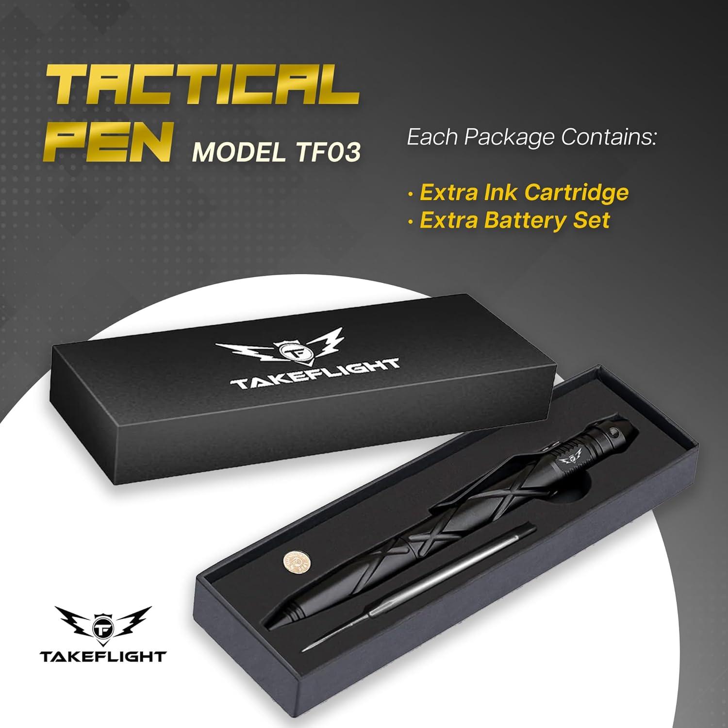 Bolígrafo Táctico TF TAKEFLIGHT - Multi-Herramienta EDC