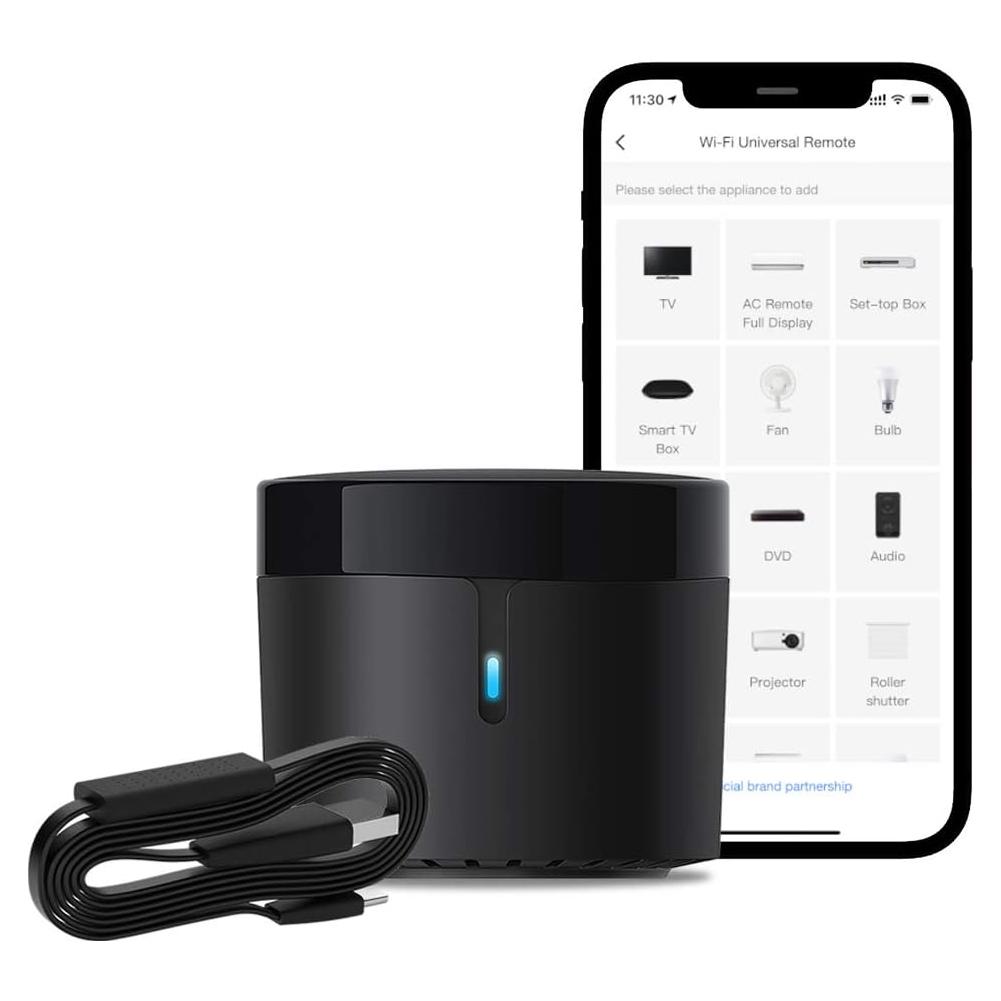 Control Remoto IR Universal BroadLink RM4 Mini S con Sensor