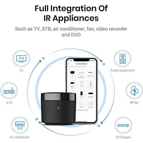 Control Remoto IR Universal BroadLink RM4 Mini S con Sensor