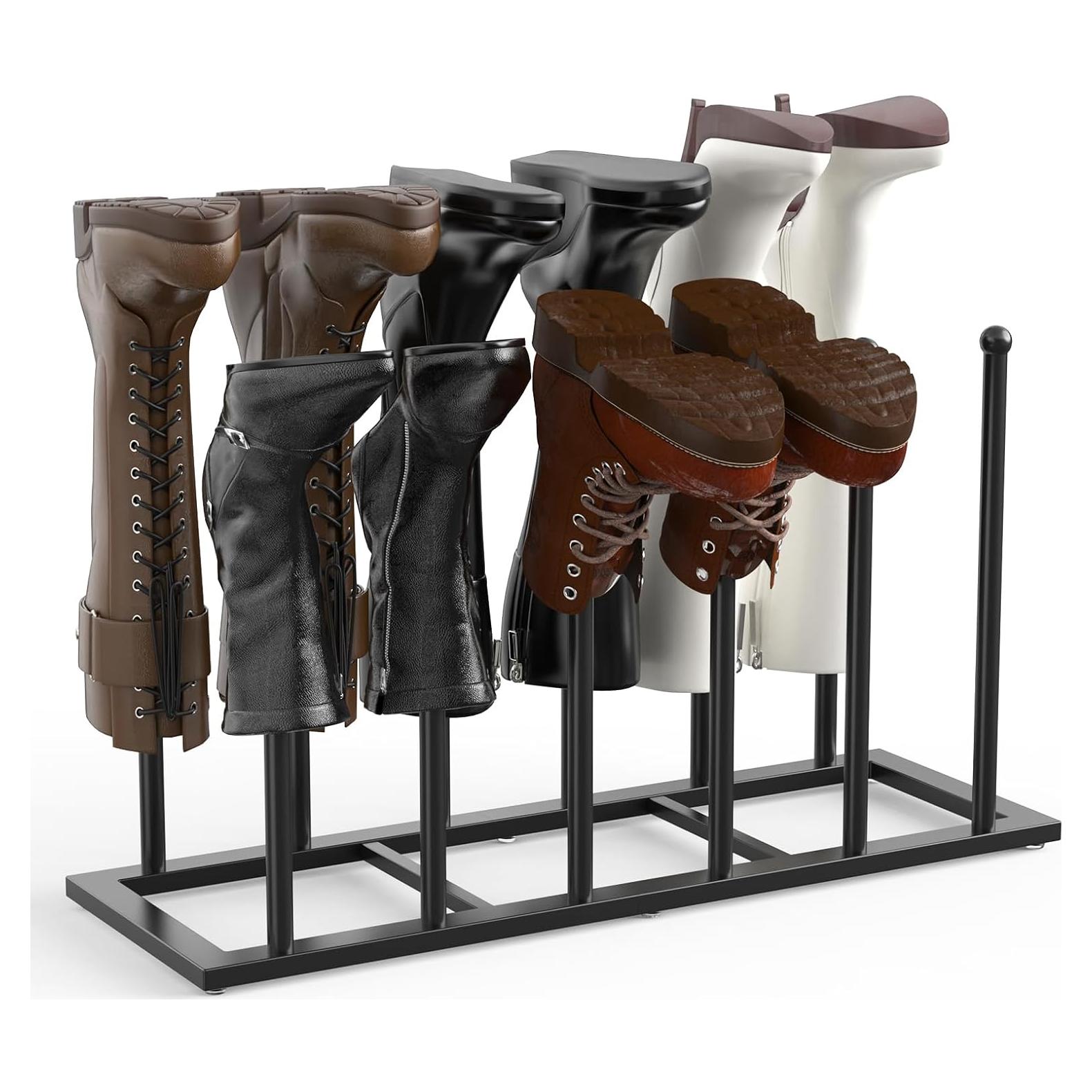 Organizador de Botas HzTinT de Acero Inoxidable para 6 Pares