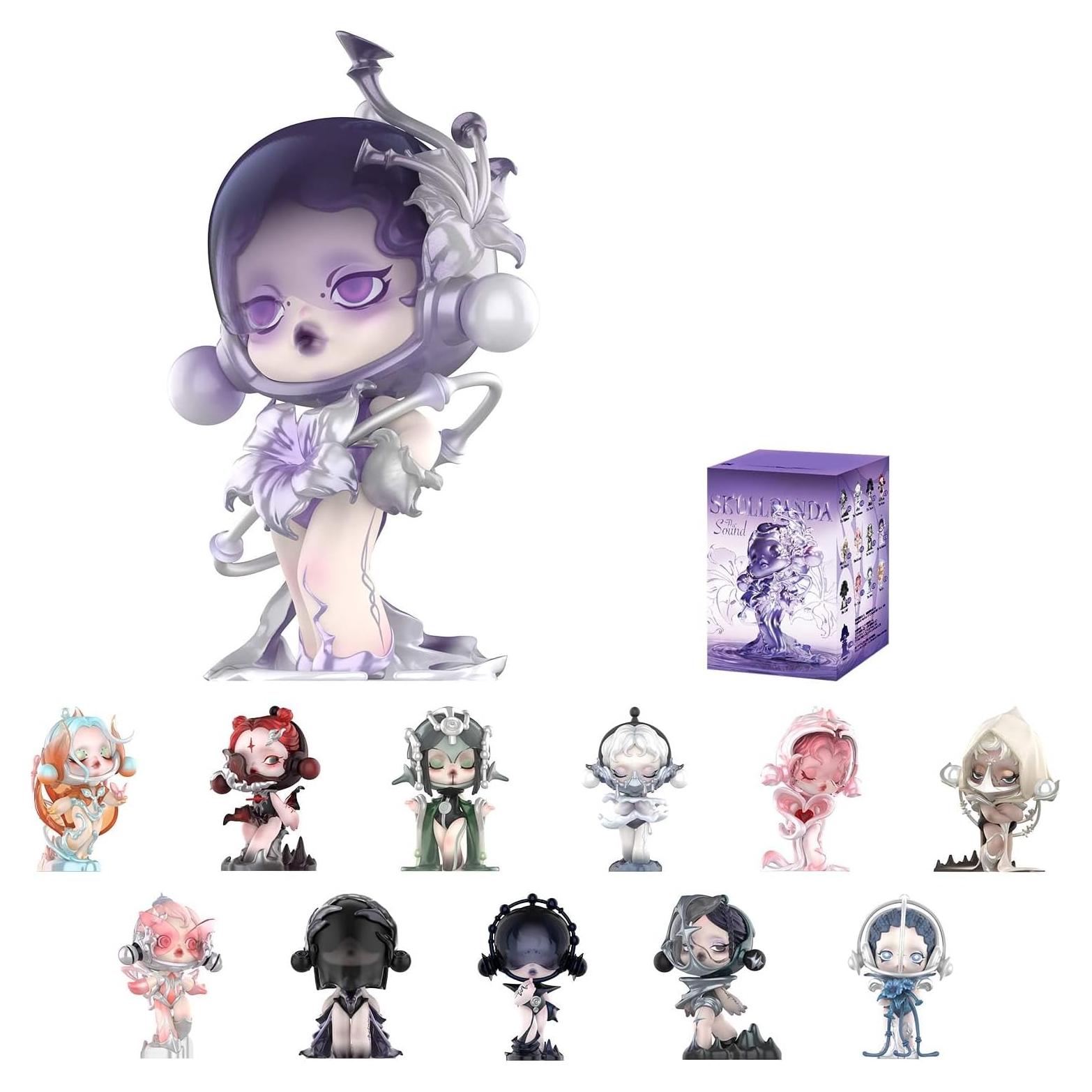 Figura Coleccionable Skullpanda Pop Mart - Caja Ciega 10 cm