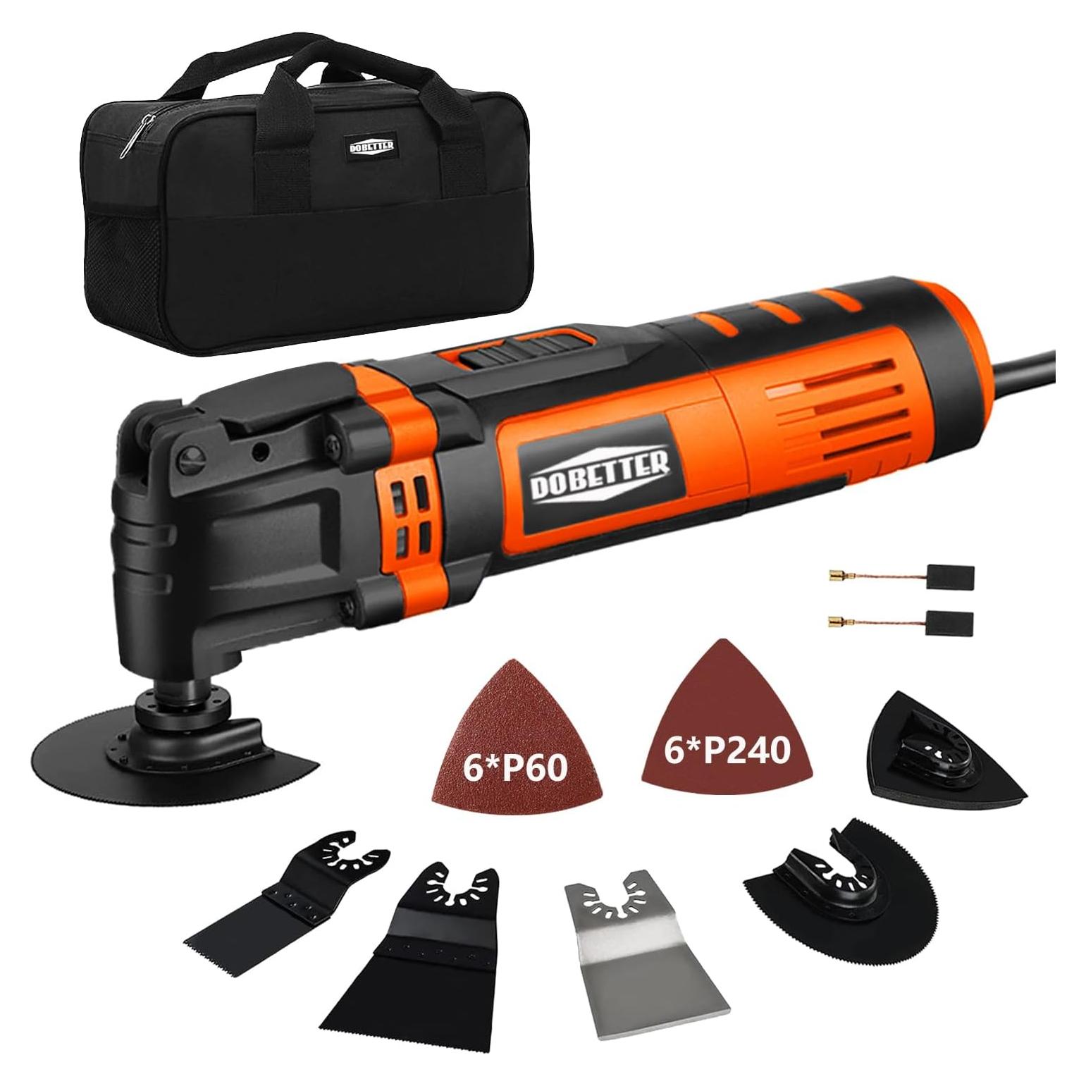 Herramienta Oscilante Dobetter 3.5Amp 6 Velocidades Accesorios