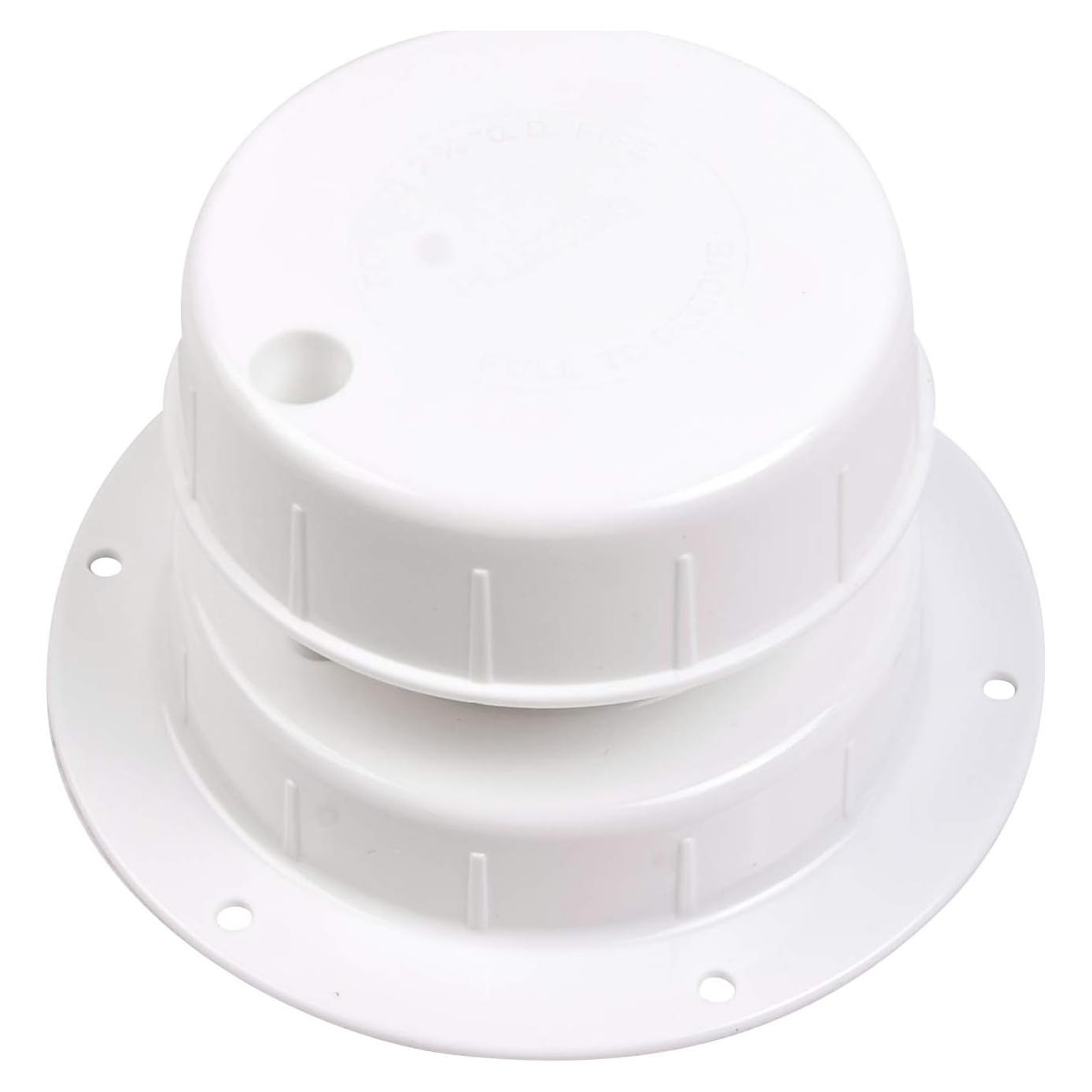 Tapa de Ventilación RVMATE para Tubo 2.5 a 6 cm Blanca