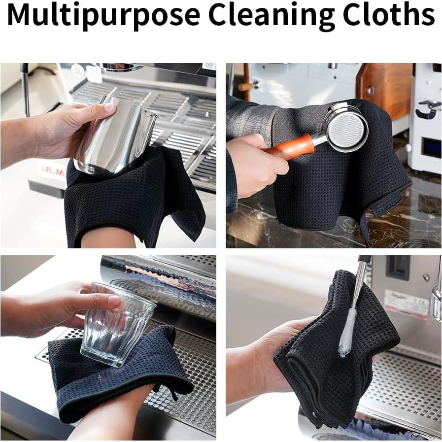 Toallas de Microfibra Barista Watchget 4 Pack 30x50cm