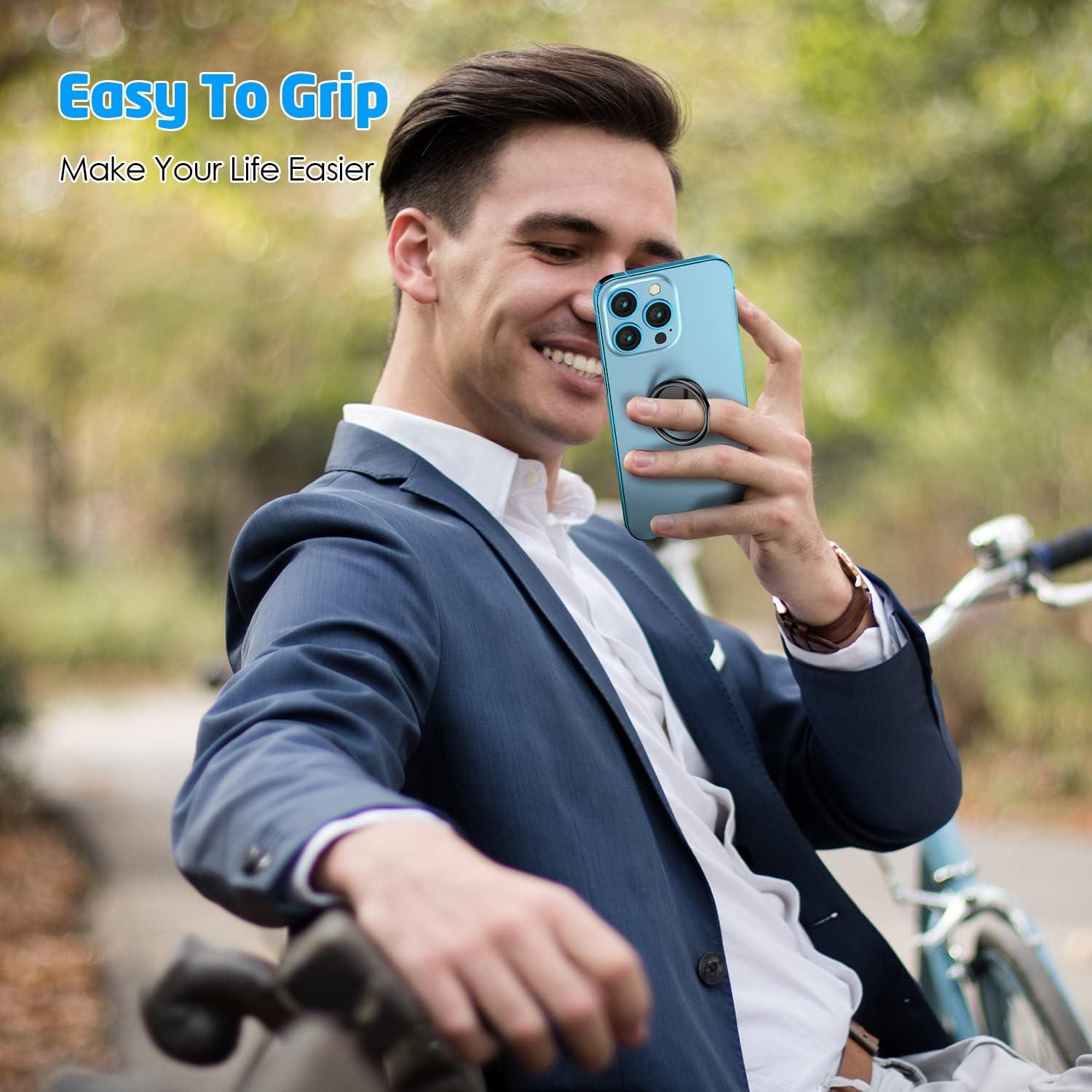 Soporte de Anillo Magnético WixGear para Teléfono - Negro