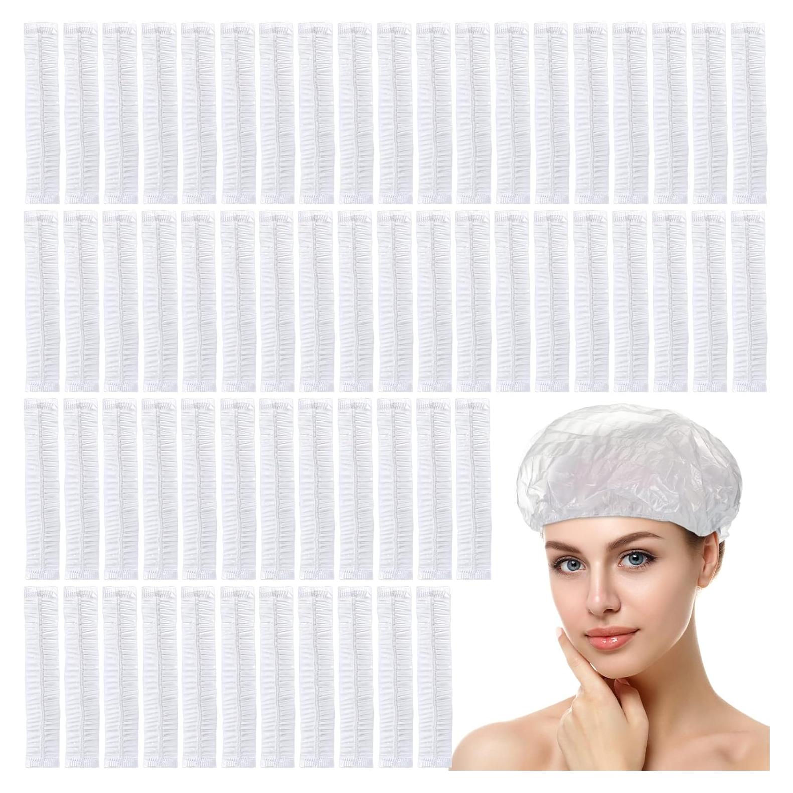 Gorras de Ducha Desechables Leyndo 1000 Pcs Impermeables