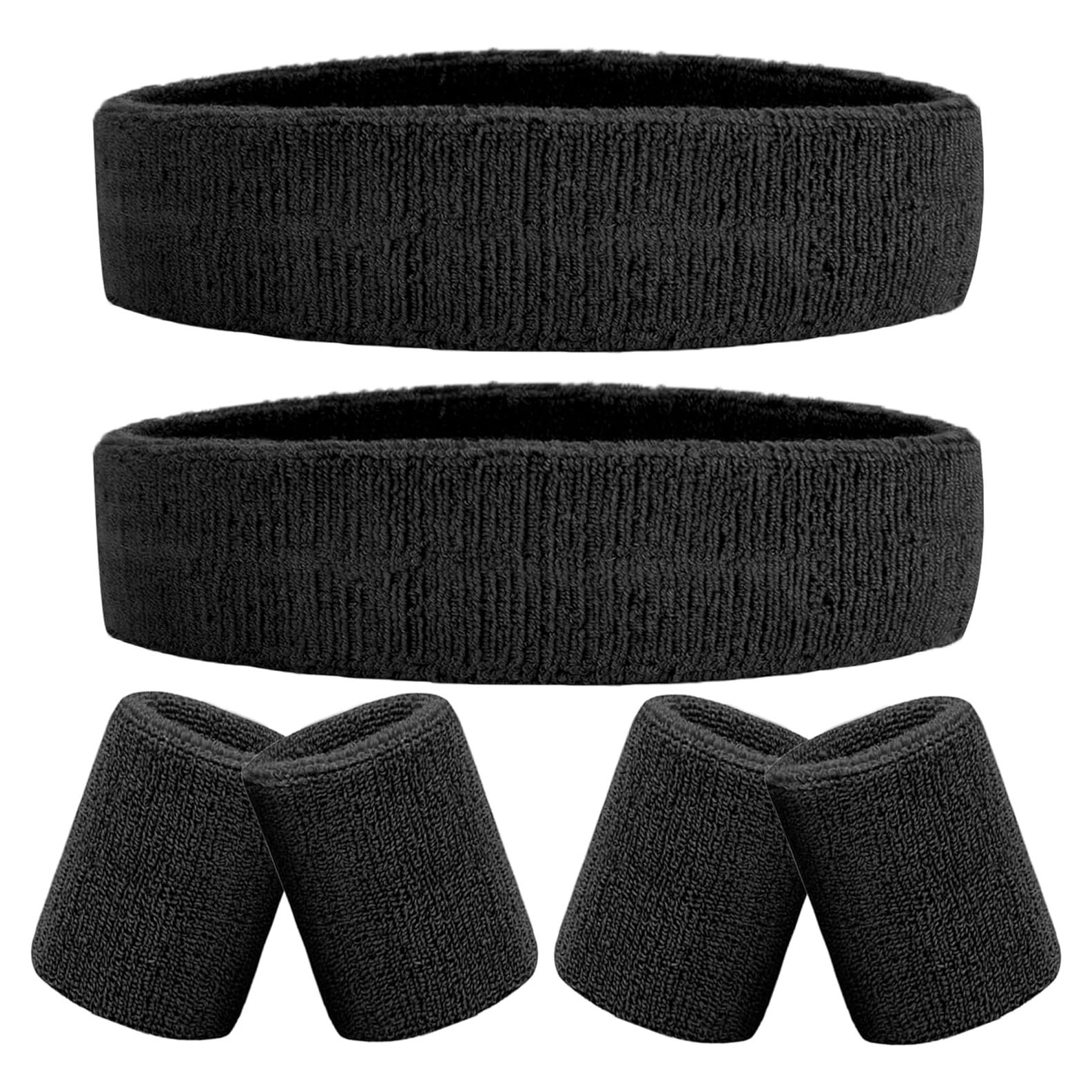 Juego de 6 Bandas para Sudor IMAGERIO - 2 Diademas y 4 Muñequera
