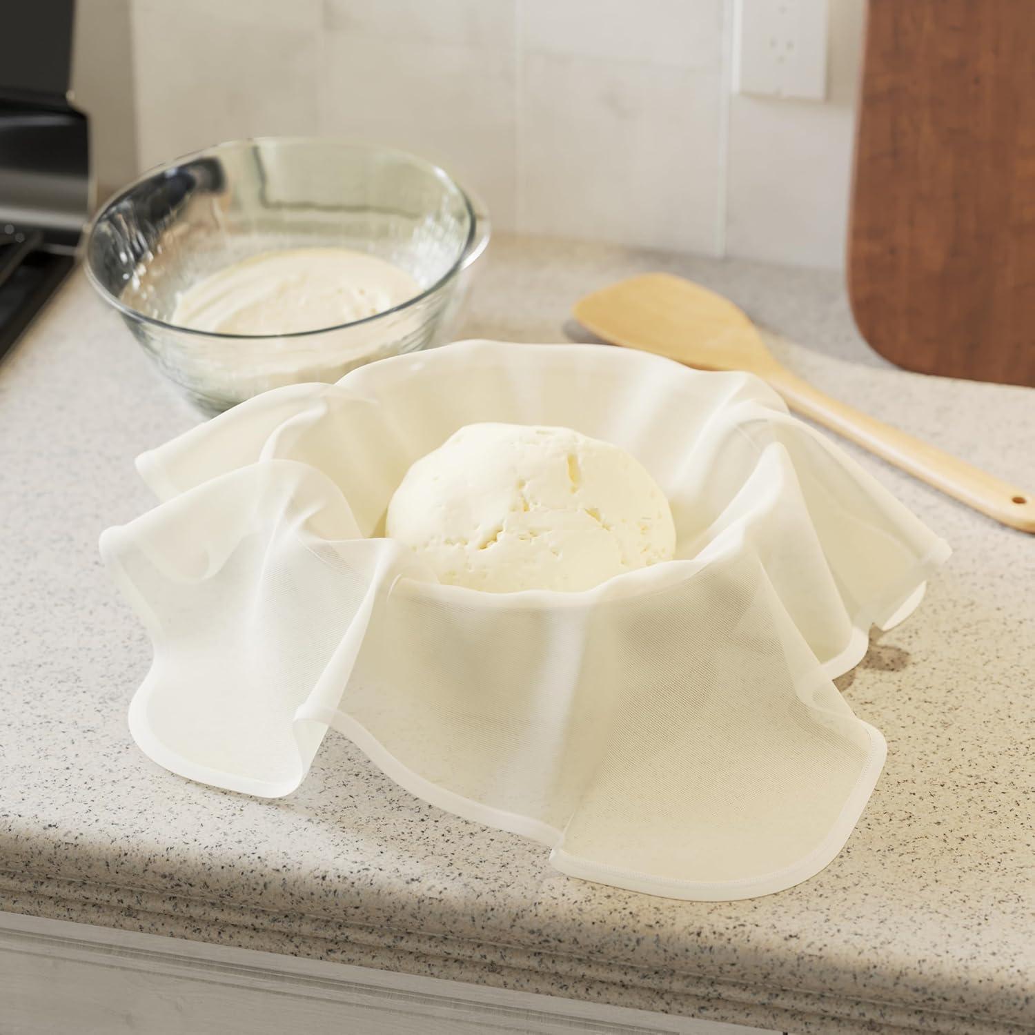 8 Paños de Queso Reutilizables 100% Algodón 50.8x50.8 cm