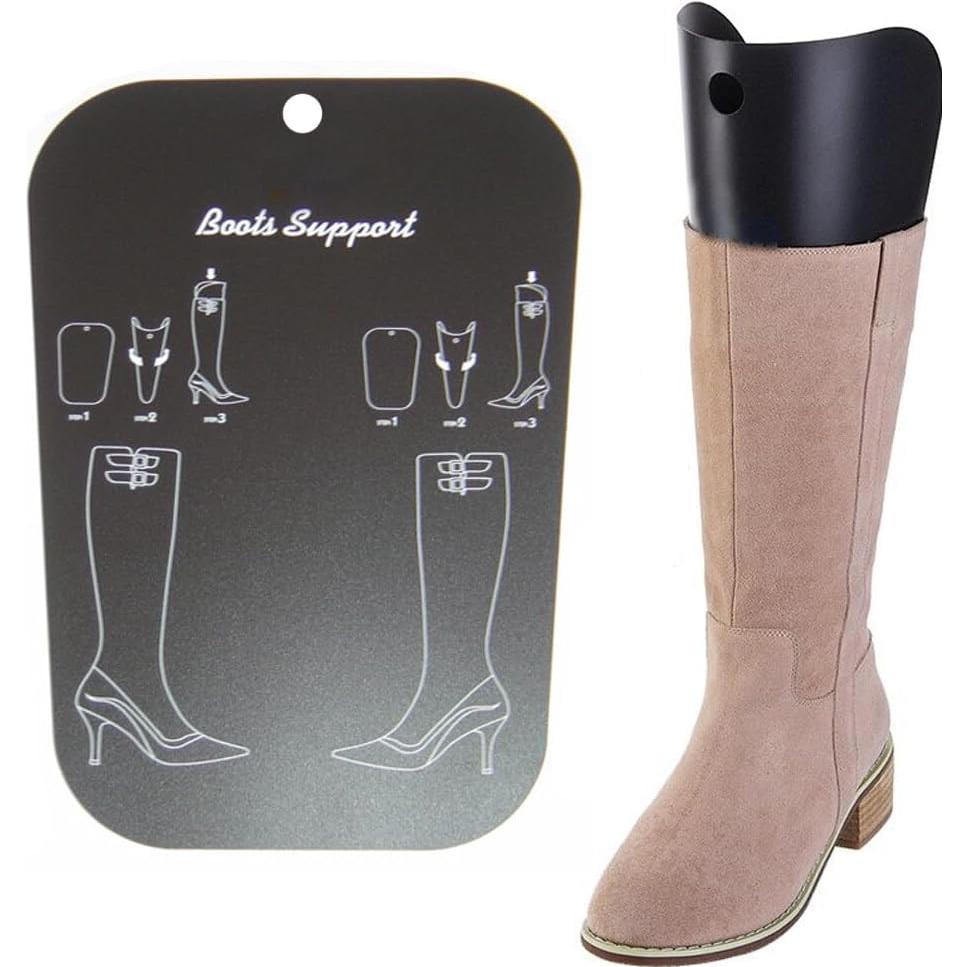 Soporte para Botas de Plástico Negro TOPWEL 40cm 2 Pares