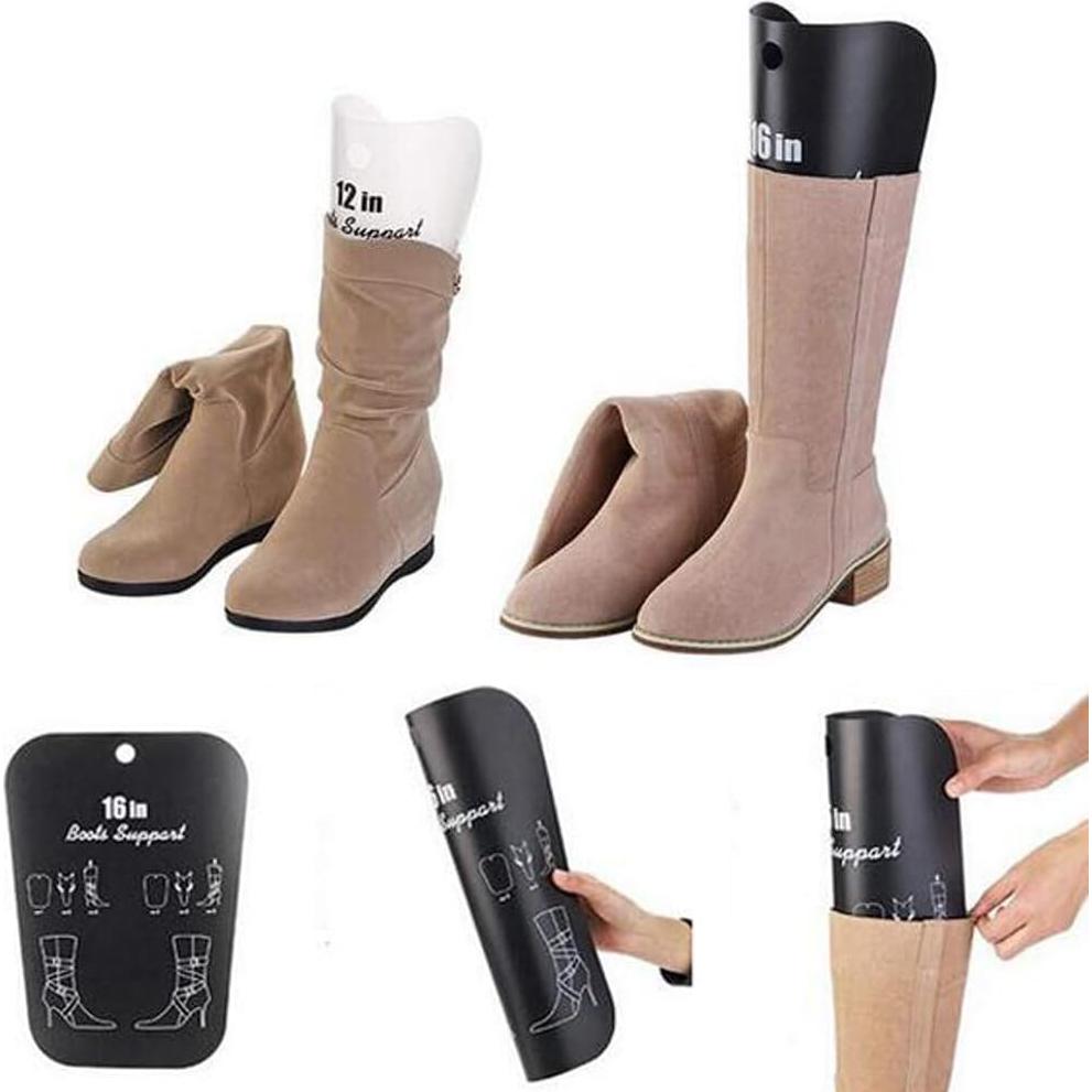 Soporte para Botas de Plástico Negro TOPWEL 40cm 2 Pares