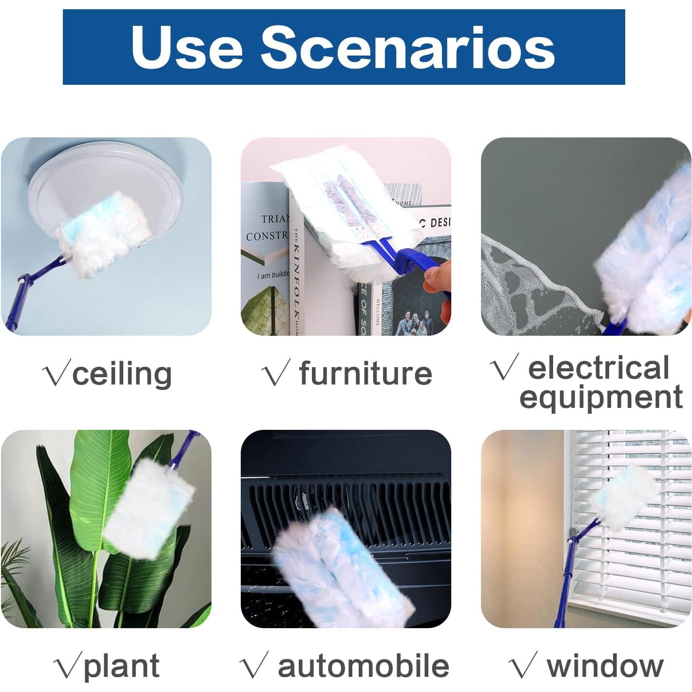 Kit de Plumero Multi Superficie UKEENOR con 15 Recambios