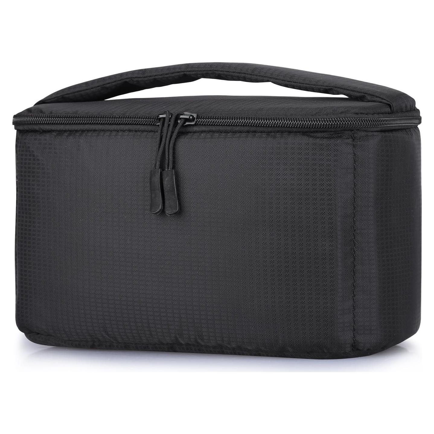 Bolsa de Cámara Plegable Acolchada S-ZONE para DSLR Negro