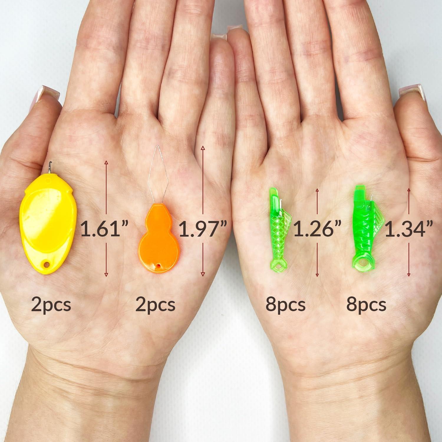 Juego de Enhebradores de Agujas VONEEDL 20 Pcs para Costura