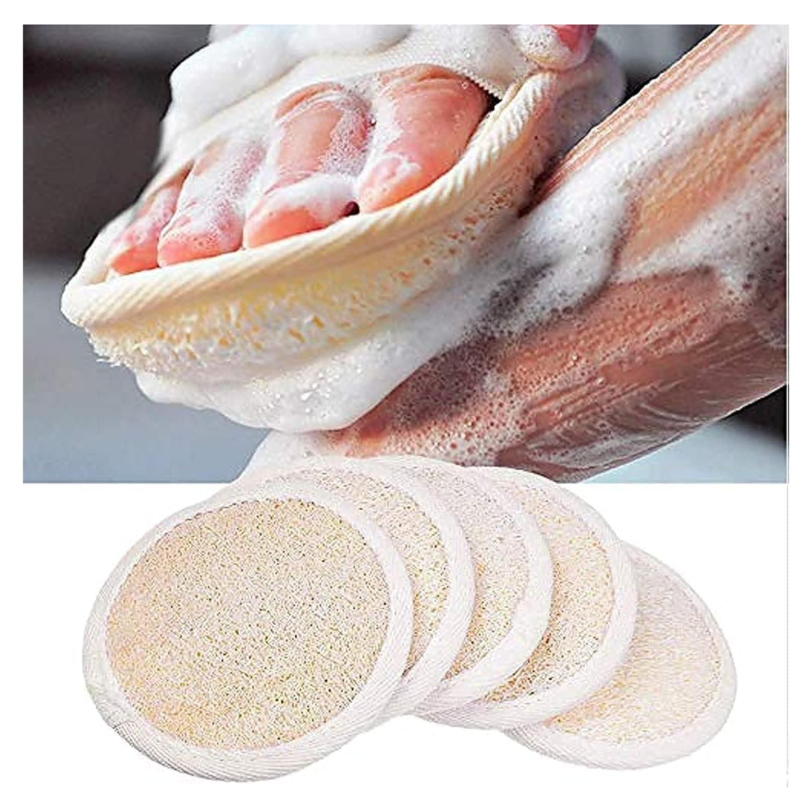 Esponjas de Lufa Natural Eco-Fused - Paquete de 5 Unidades