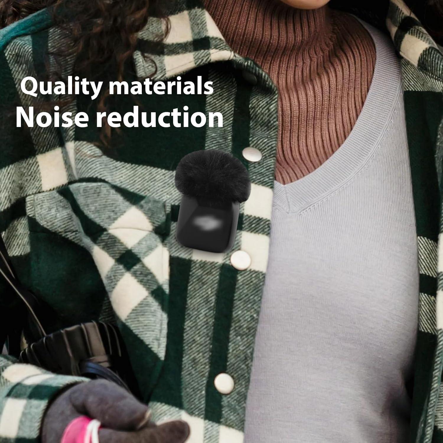 Parabrisas para Micrófono Inalámbrico DJI MIC Mini LEFXMOPHY - Paquete de 2