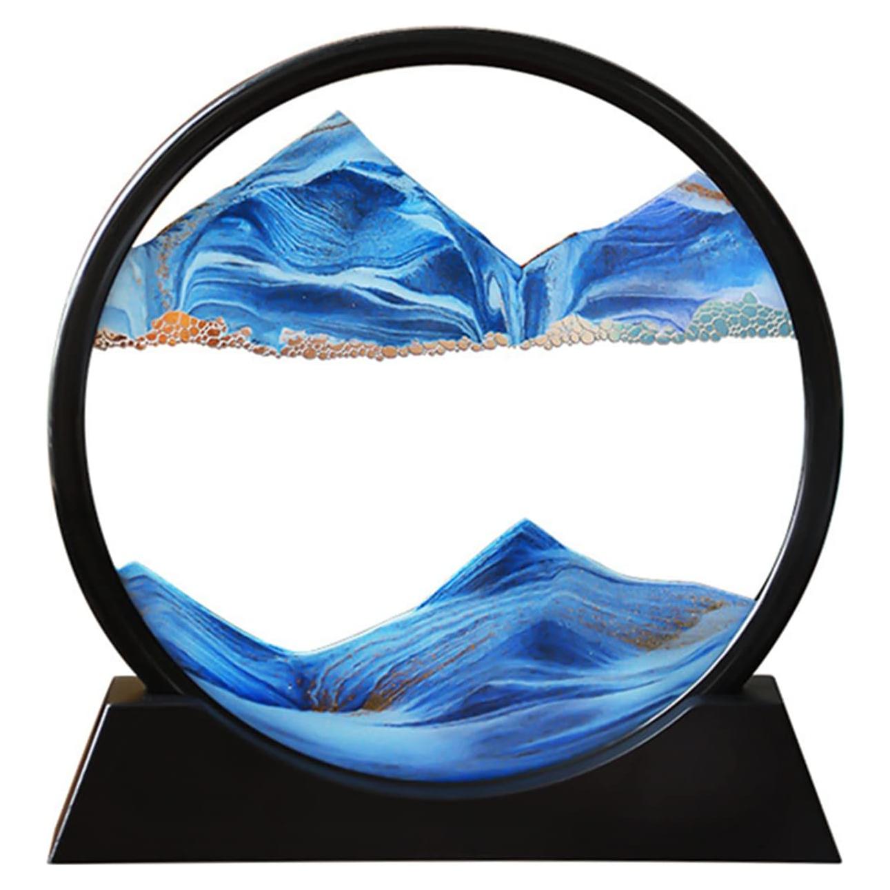 Pintura de Arena Arthink 3D Redonda 17.78 cm Azul