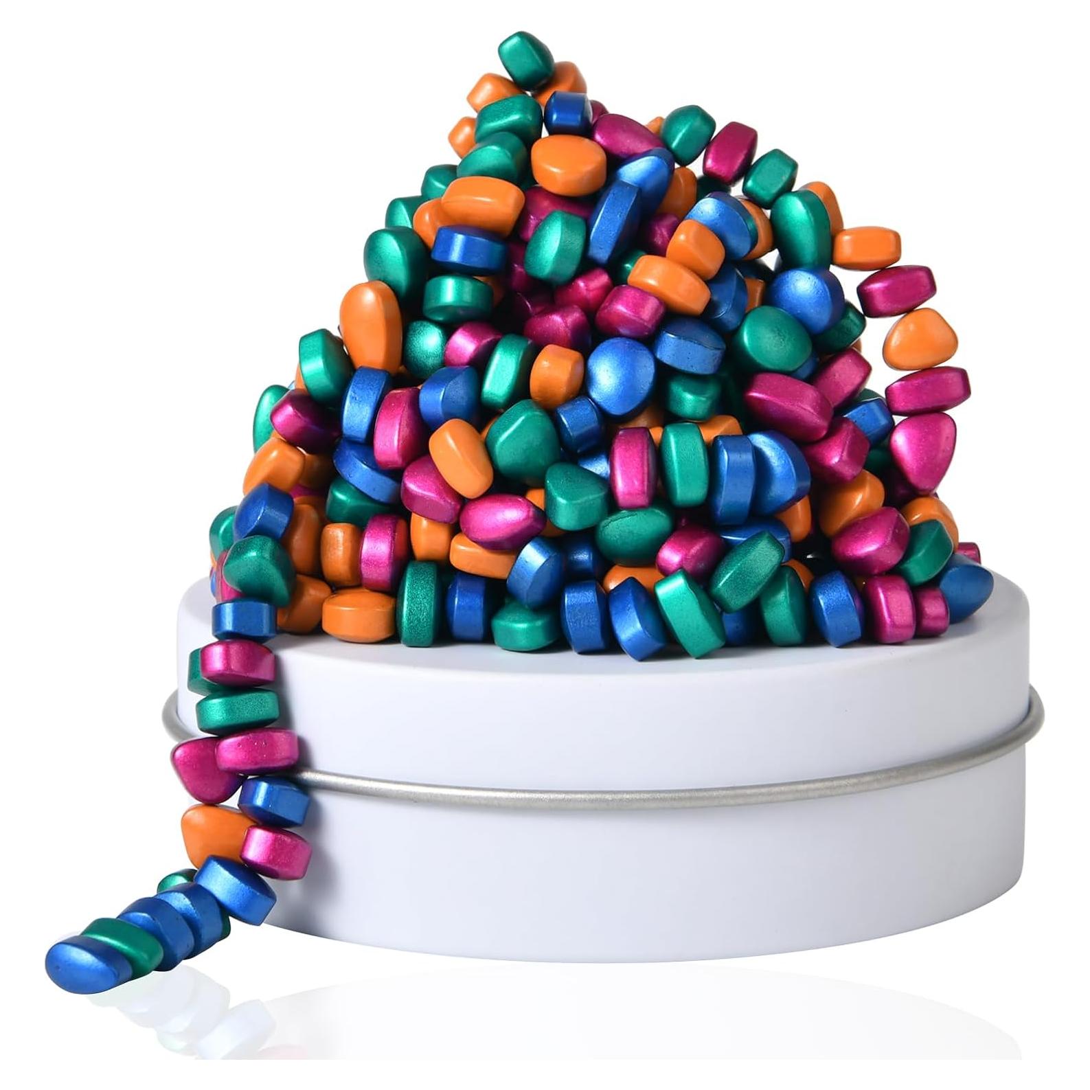 Masilla Magnética LCVUUK Multicolor 300 Rocas Antiestrés