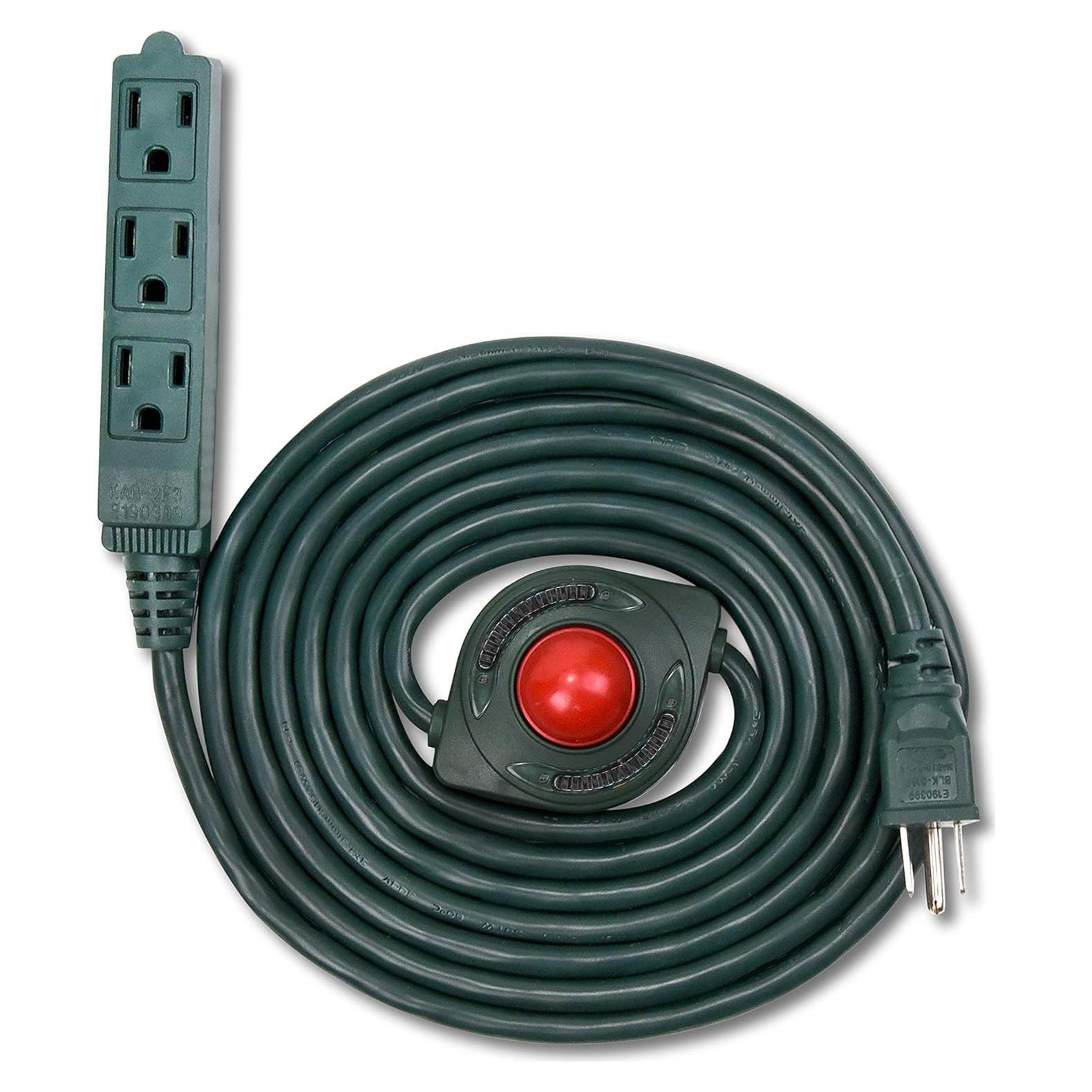 Cable de Extensión Electes 2.54m 3 Salidas a Tierra con Interruptor