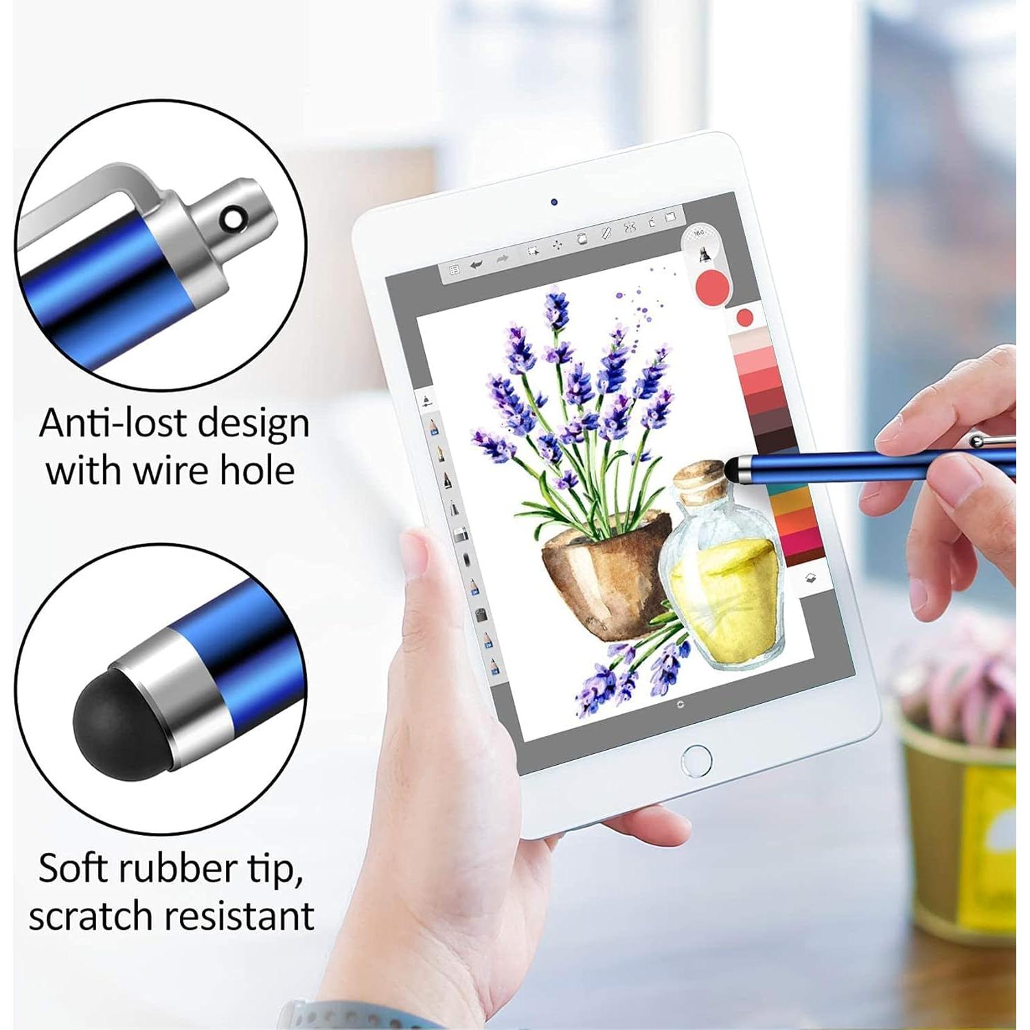 Bolígrafos Stylus Universales Rpanle - Paquete de 12 Colores