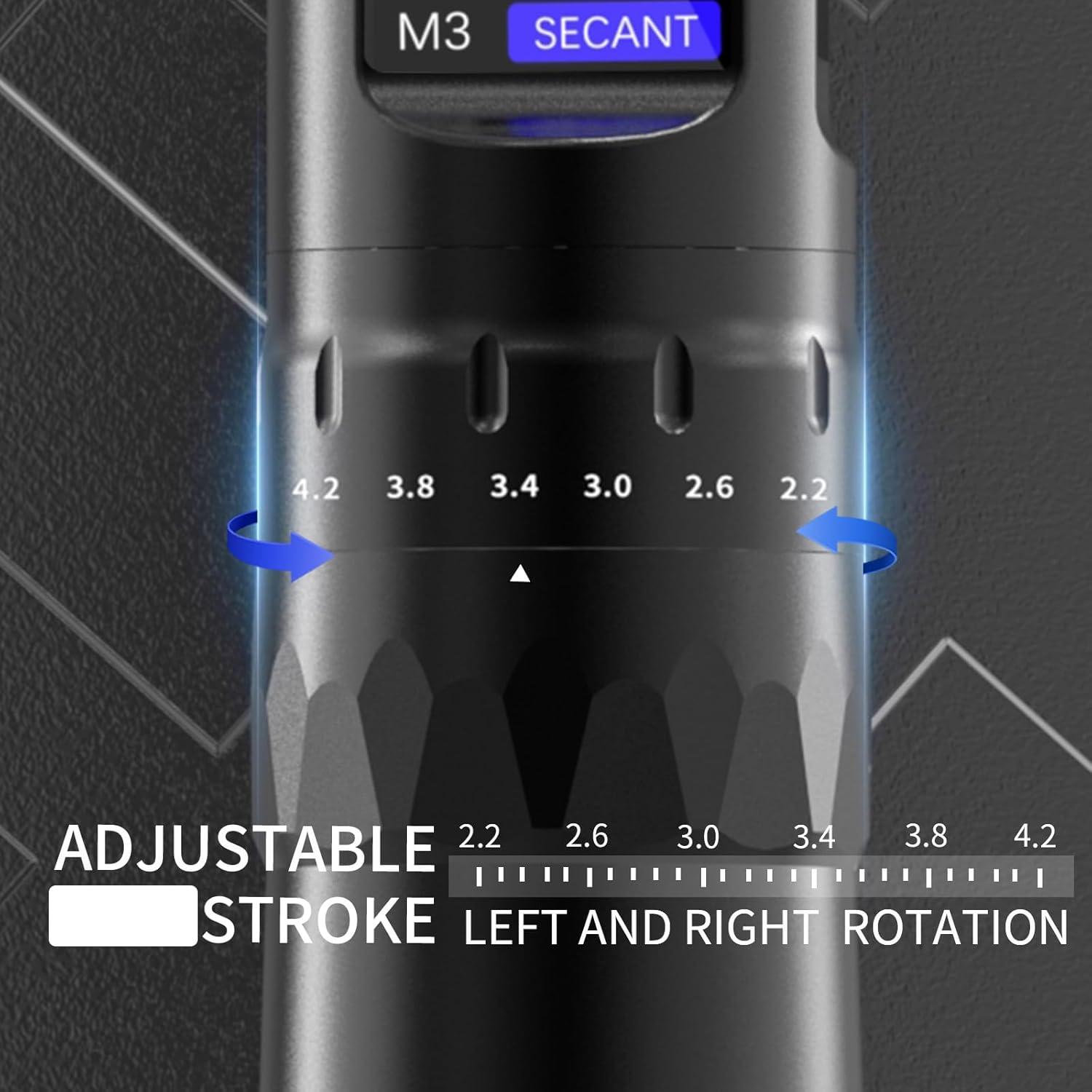 Kit de Tatuaje Inalámbrico YILONG con Pantalla LCD y 20 Agujas