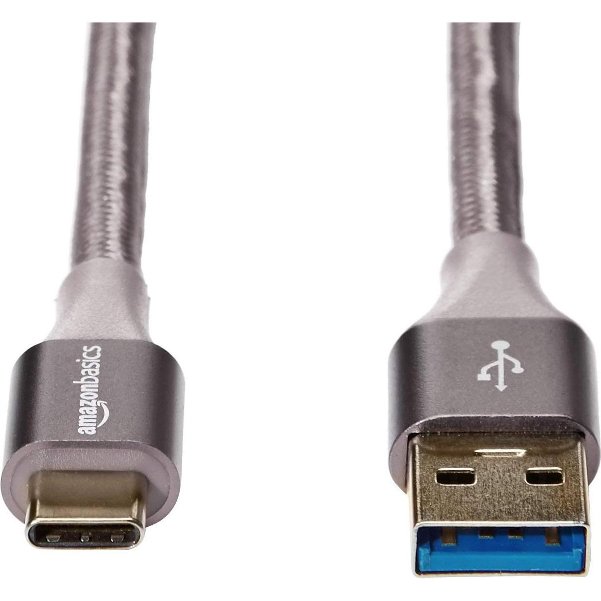 Cable de carga rápida USB-C a USB-A 3.1 Gen 1 Amazon Basics 3m