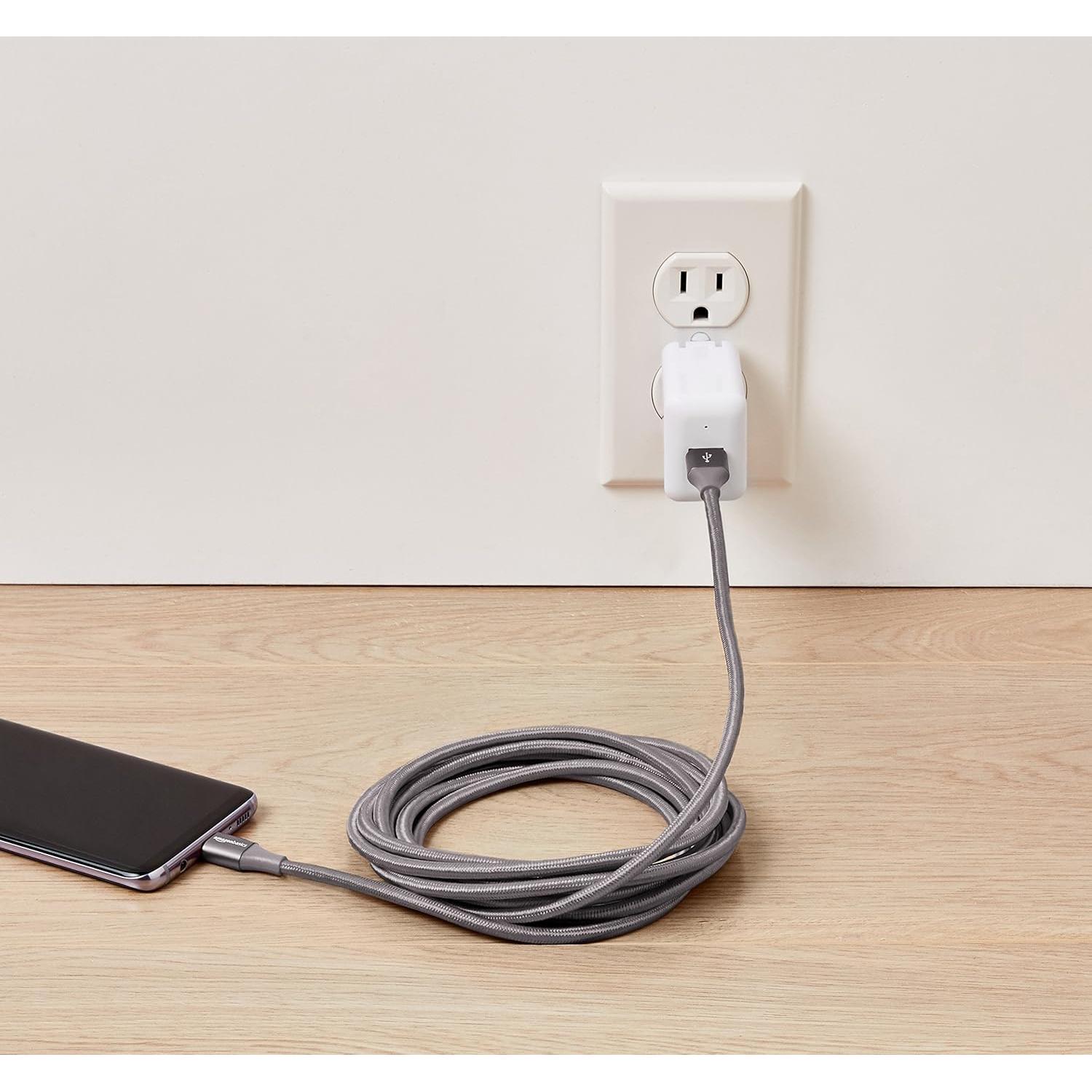 Cable de carga rápida USB-C a USB-A 3.1 Gen 1 Amazon Basics 3m