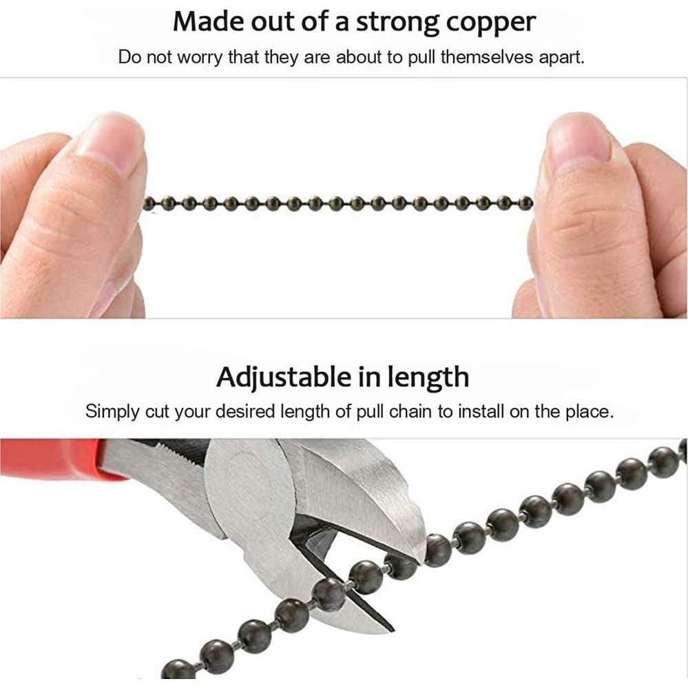 Extensión de Cadenas de Tirar Dotlite Bronce 30.48 cm Retro