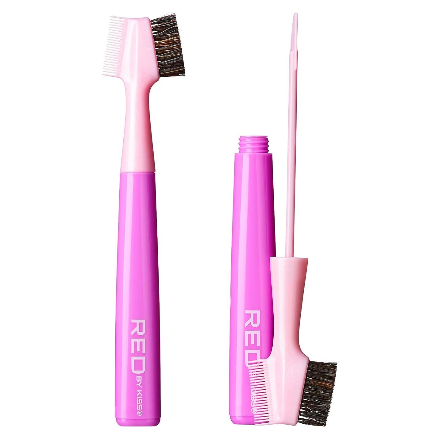 Cepillo para Cabello Red by Kiss 3 en 1 con Fijador de Bordes