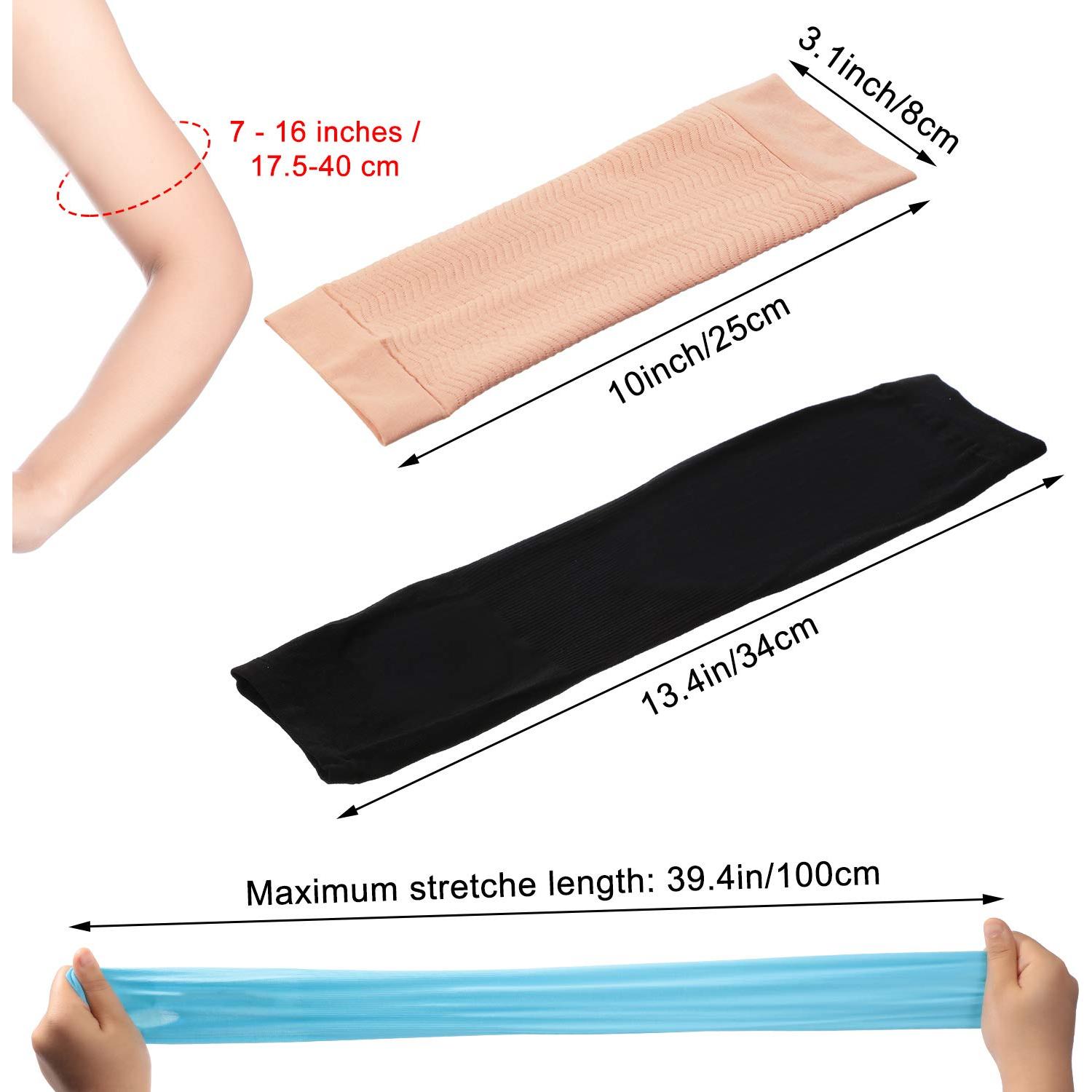 Conjunto 8 Pairs Mangas de Compresión y Refrigerantes para Mujer