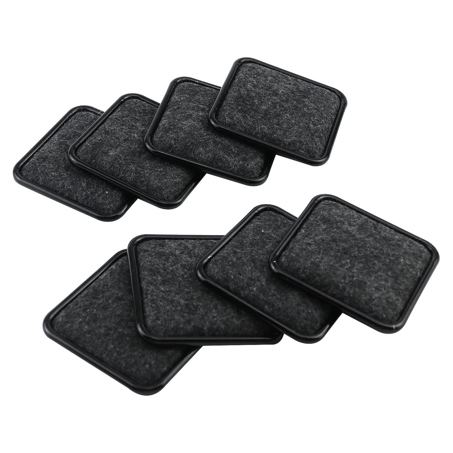 Deslizadores de Muebles Geesatis 8 Pcs Cuadrados 4.8x4.8 cm